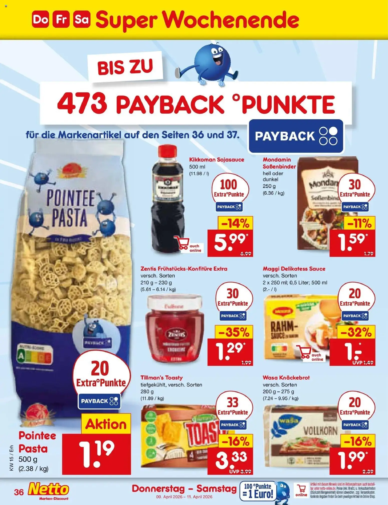 Netto Marken-Discount Prospekt München	 – gültig ab 07.04.2026 | Seite: 52 | Produkte: Maggi, Wasa knackebrot, Pasta