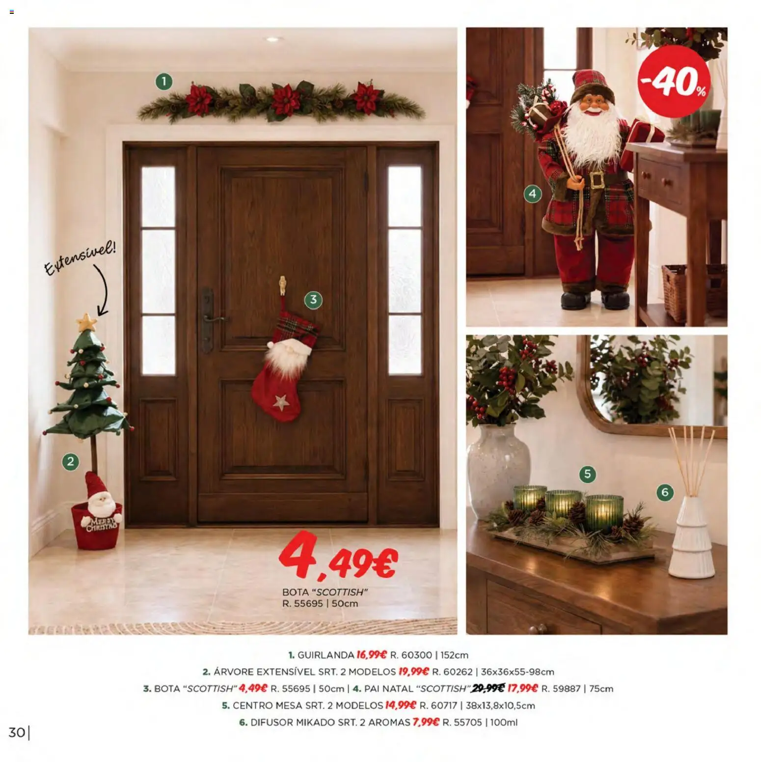 Espaço Casa Catálogo de Natal 2026 │ válido de 06/10/2026 | Página: 30 | Produtos: Mesa, Difusor