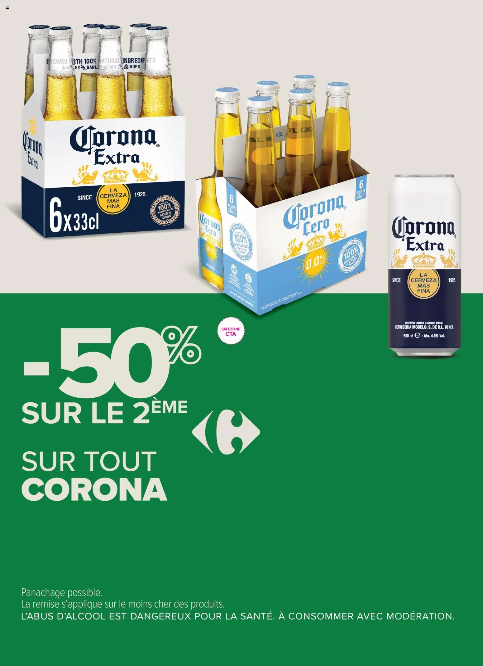 {H1} | Page: 28 | Produits: Ingrédients, Corona extra