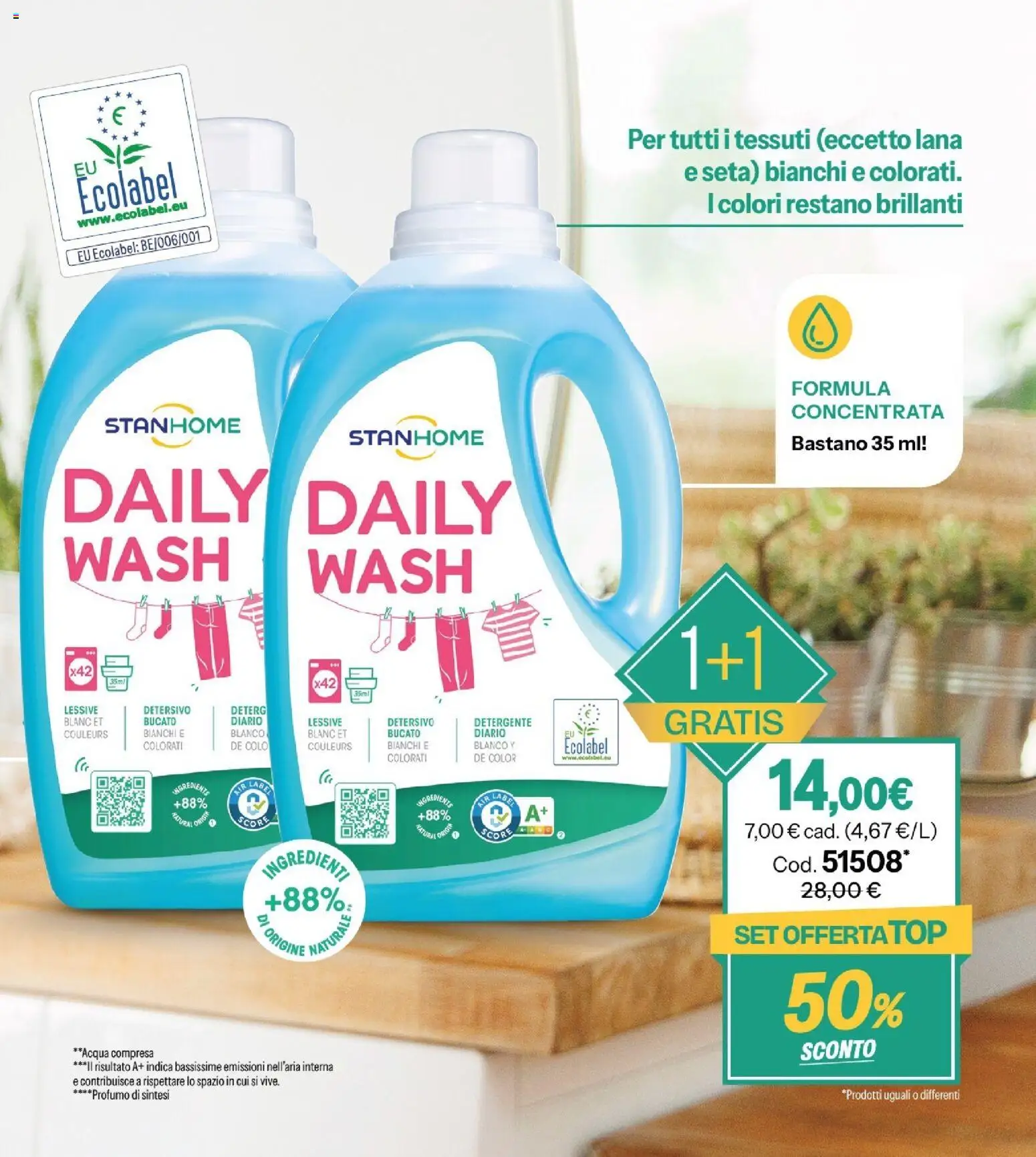 Volantino Stanhome del 23/06/2026 | Pagina: 14 | Prodotti: Detergente, Acqua, Top, Profumo