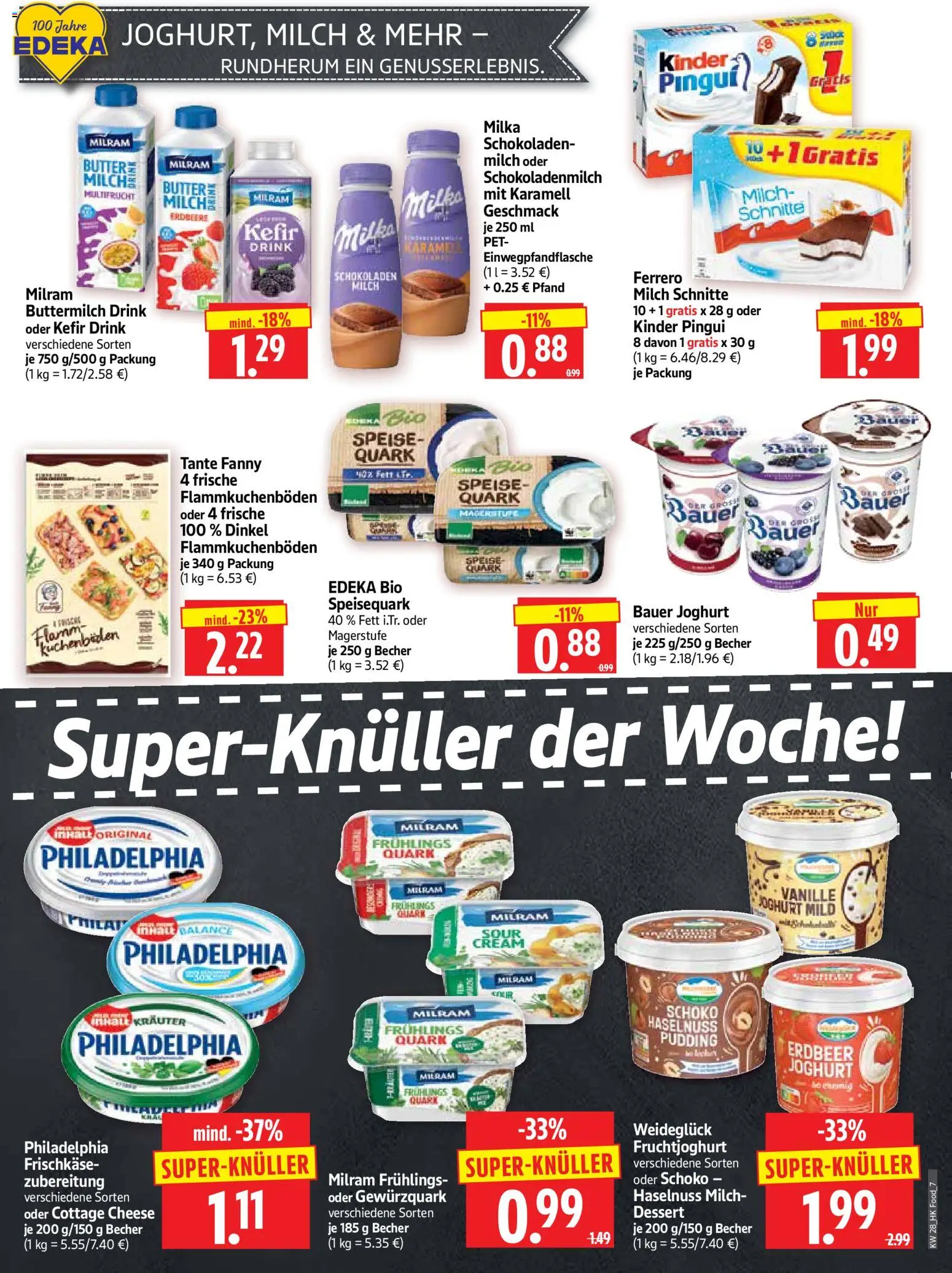 HERKULES Prospekt – gültig ab 06.07.2026 | Seite: 7 | Produkte: Butter, Pudding, Speisequark, Frischkase