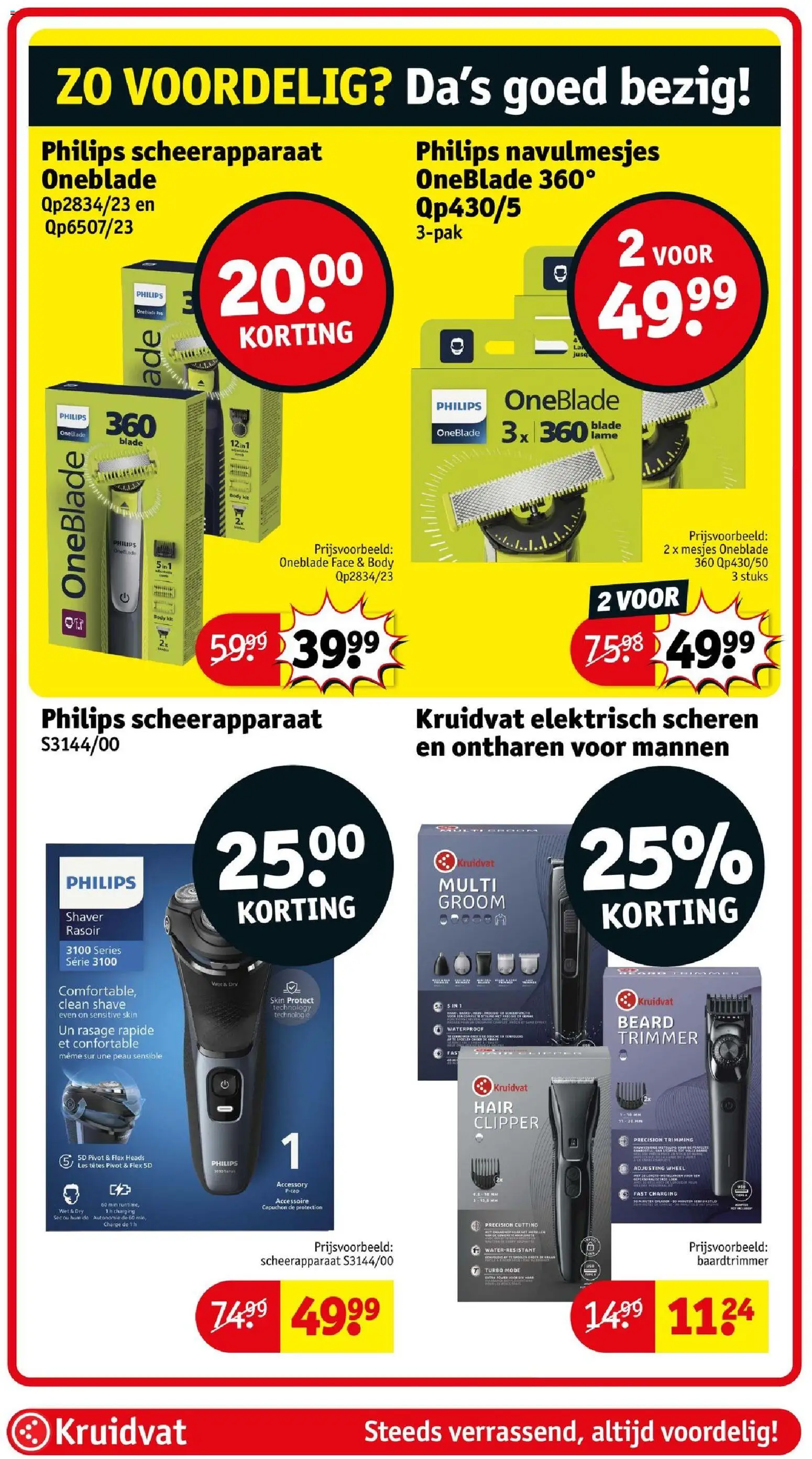 {H1} | Pagina: 21 | Producten: Scheerapparaat, Trimmer