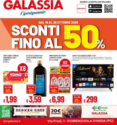 Anteprima del volantino Galassia volantino valido a partire dal 19/10/2026