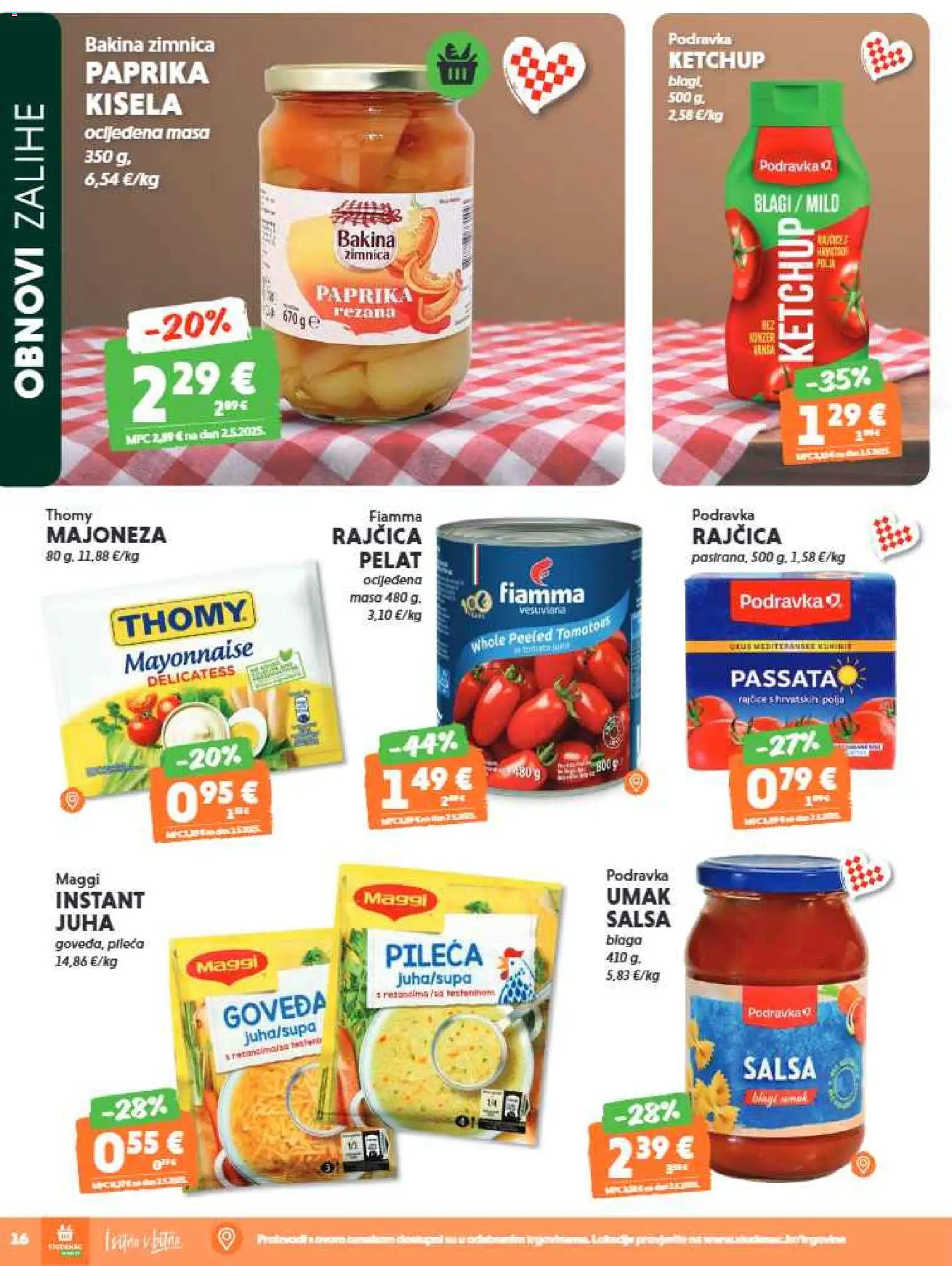 Studenac katalog | vrijedi od 06.05.2026 | Stranica: 18 | Proizvodi: Paprika, Juha, Majoneza, Umak