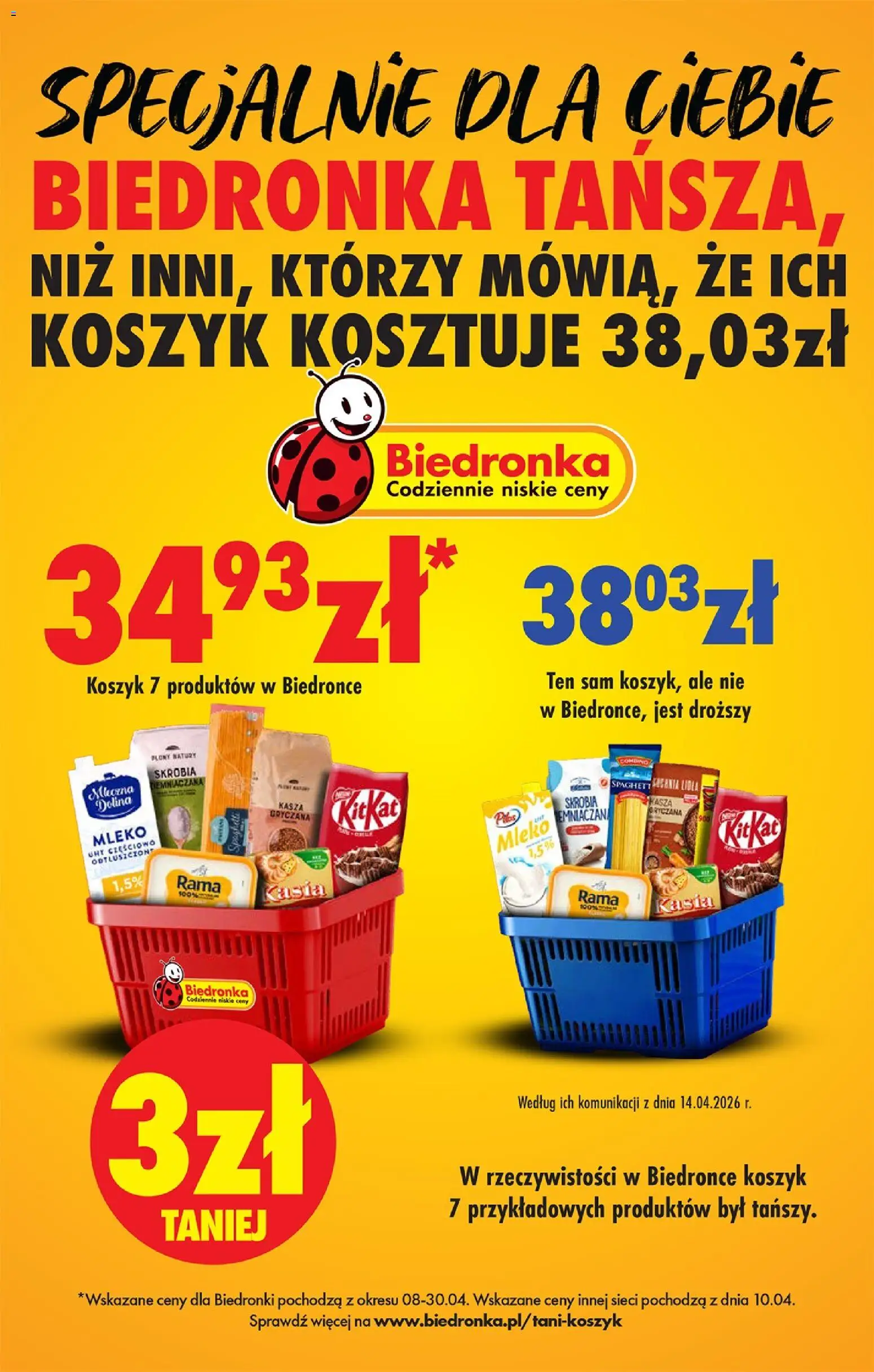 Biedronka gazetka od czwartku od 23.04.2026 | Strona: 2 | Produkty: Kasza, Kasza gryczana, Mleko