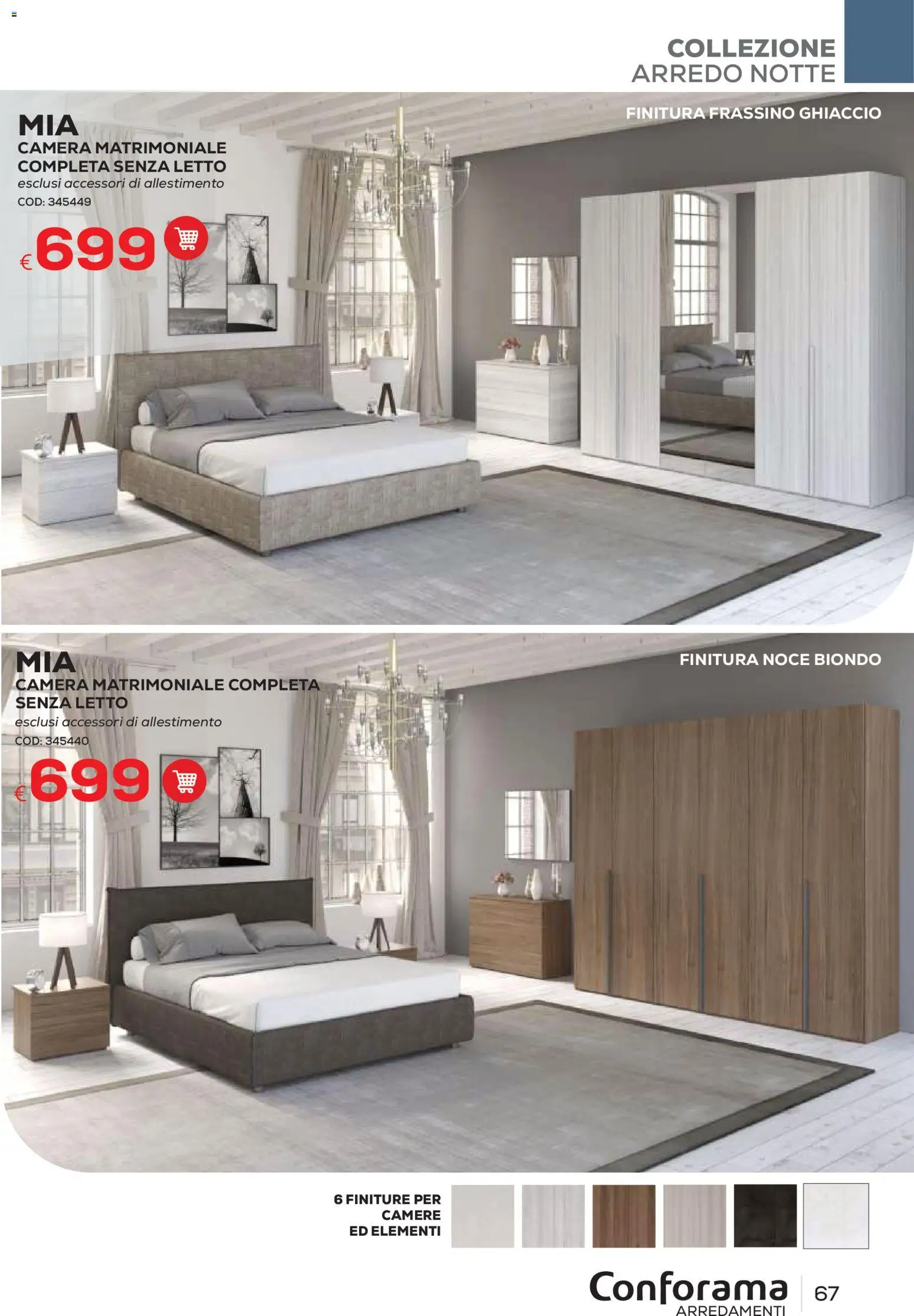 Volantino Conforama del 22/06/2026 | Pagina: 67 | Prodotti: Letto, Ghiaccio