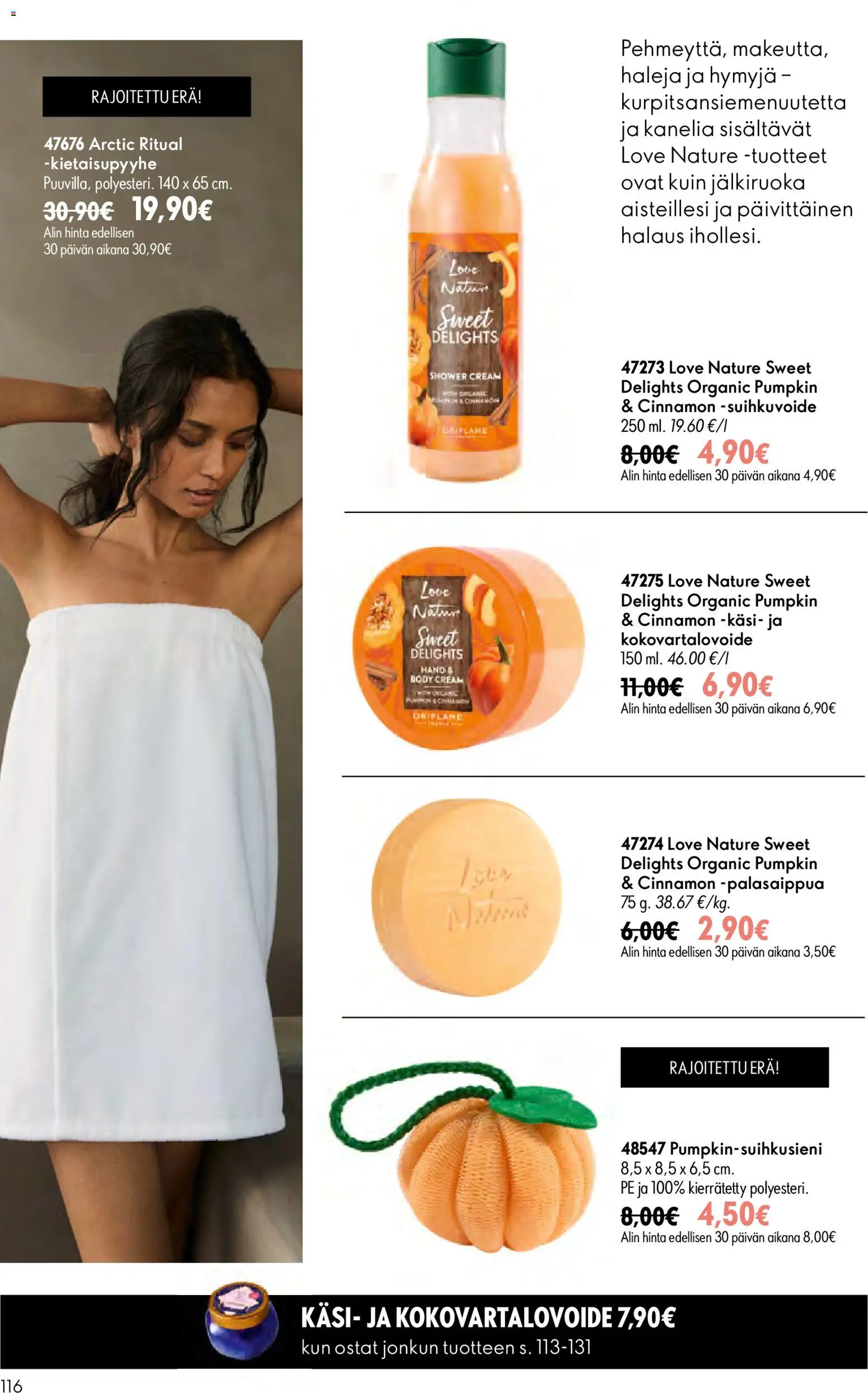 Oriflame - Esite 09 – voimassa 24/06/2026 alkaen | Sivu: 116 | Tuotteet: Suihkuvoide