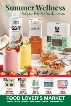 Food Lover's Market specials catalogue – valid from 22/10/2026