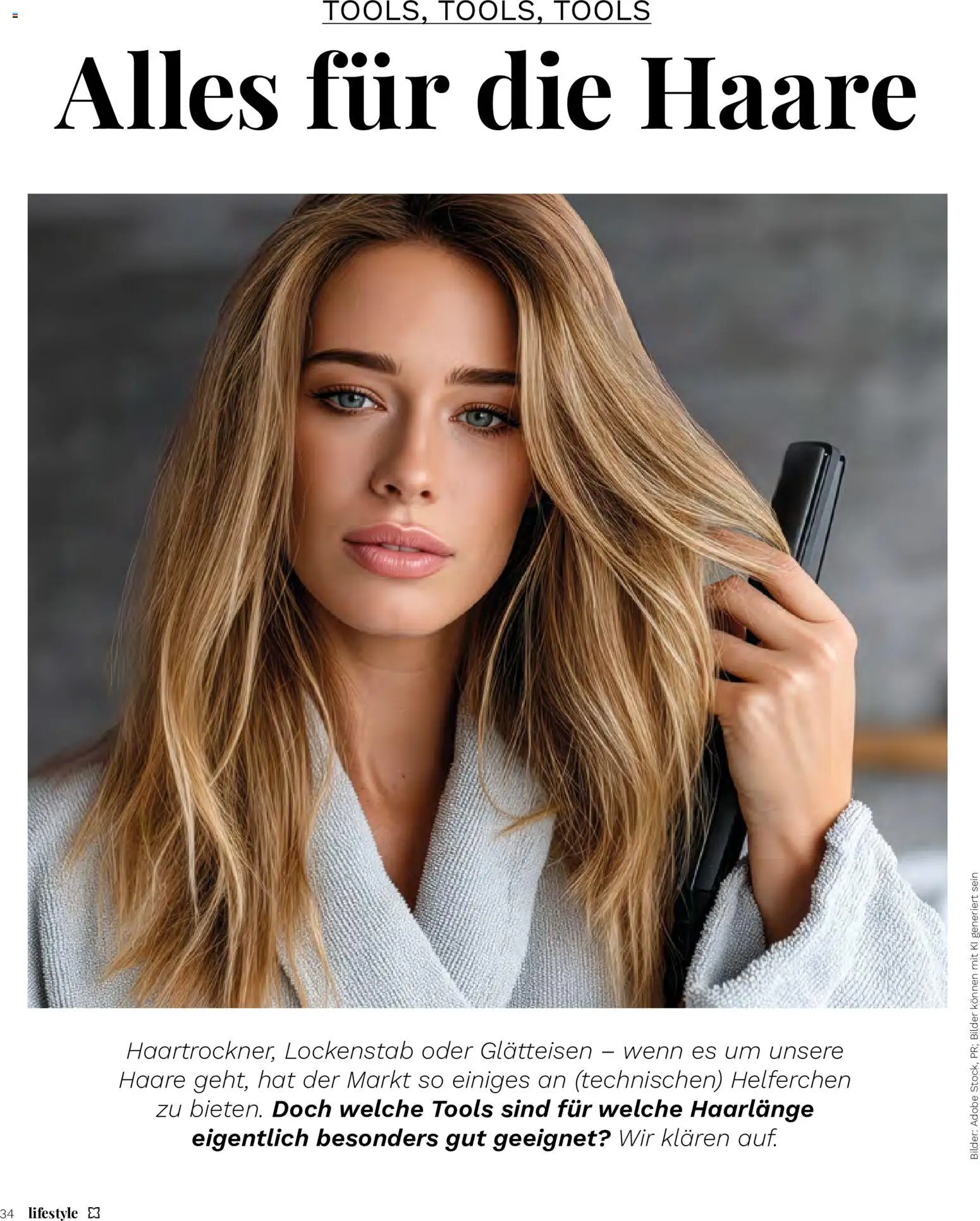 Müller Lifestyle – gültig ab 01.09.2026 | Seite: 34 | Produkte: Lockenstab, Bilder, Glätteisen