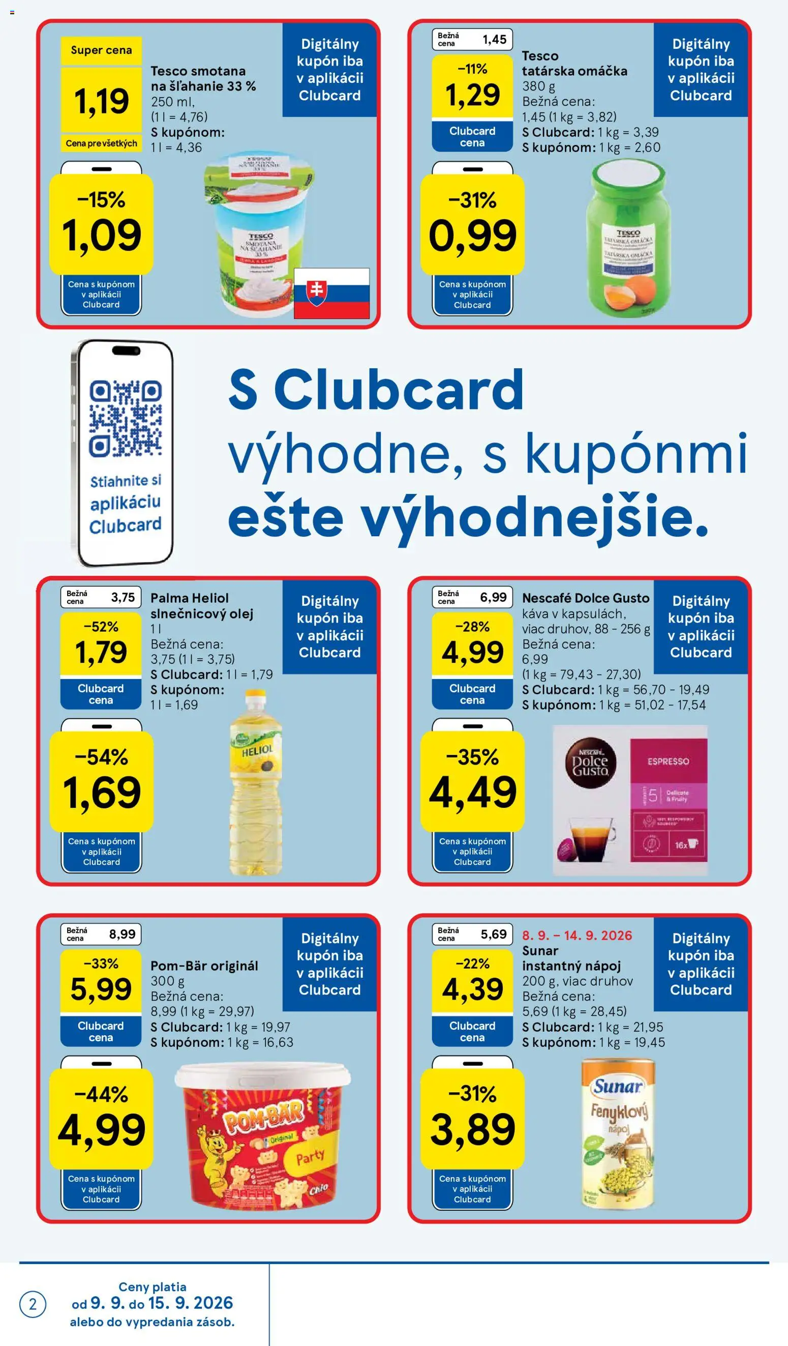 Nové Tesco akcie – leták je platný od 09.09.2026 | Strana: 2