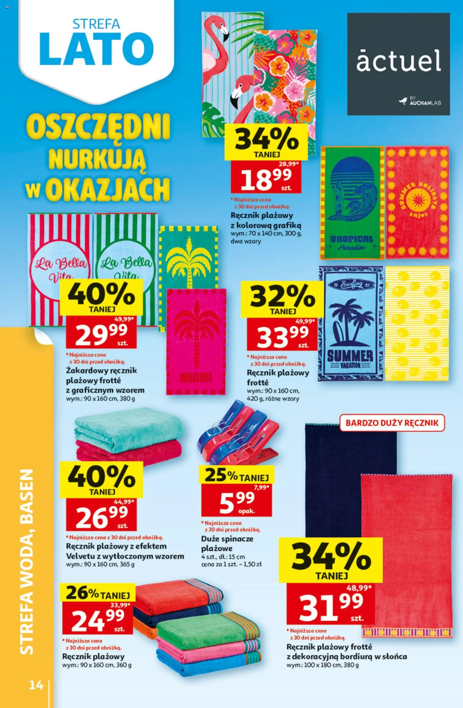 Auchan gazetka - 30 Lat Hipermarket od 25.06.2026 | Strona: 14 | Produkty: Basen