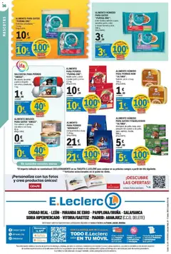 Vista previa E.Leclerc Megames 2 válido desde el 07/10/2026 | Página: 36 | Productos: Salchicha, Cerdo, Móvil, Pollo