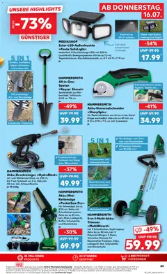 Kaufland DE -DE Folder - Voorbeeld van een folder van Kaufland DE, geldig van 16-07-2026 | Pagina: 49 | Producten: Trimmer