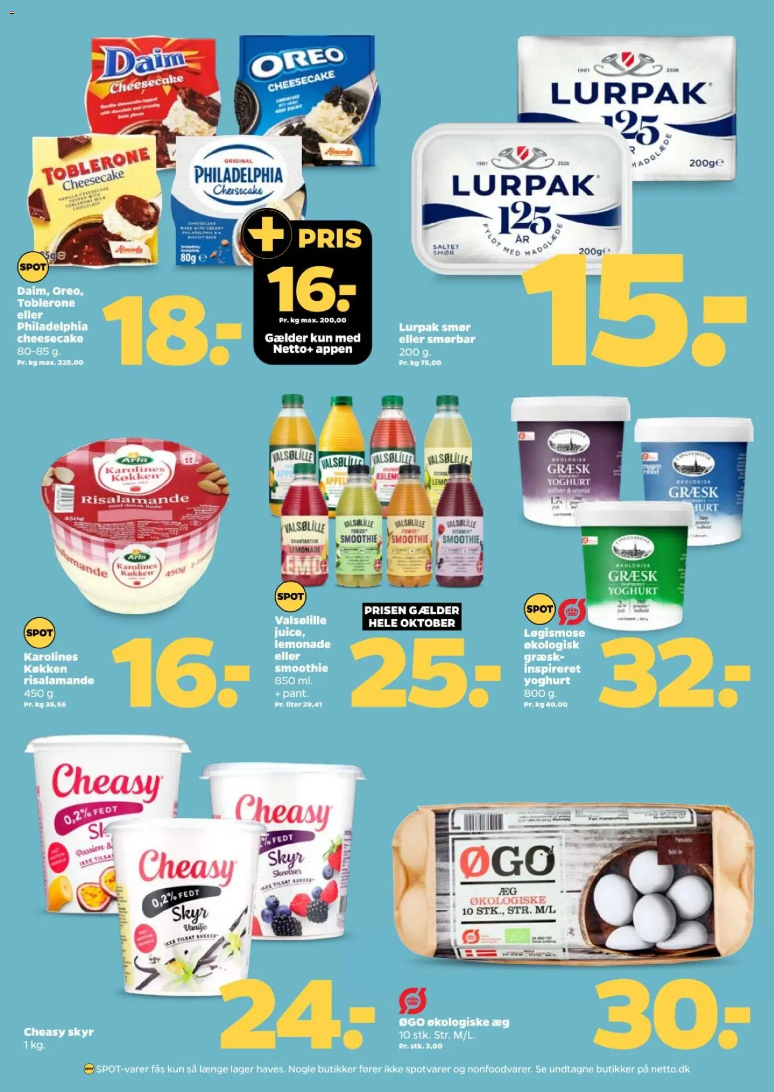 Netto tilbudsavis – gyldig fra 24/10/2026 | Side: 15 | Produkter: Æg, Risalamande, Vanilje, Oreo