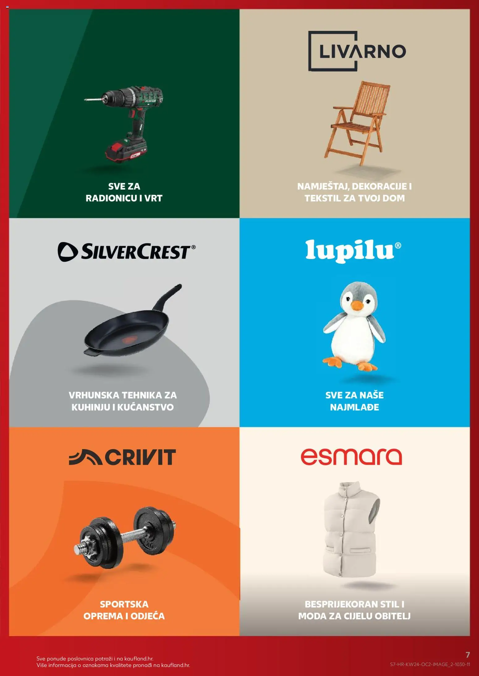 Kaufland katalog | vrijedi od 10.06.2026 | Stranica: 7 | Proizvodi: Stolica, Prsluk, Pan, Bušilica