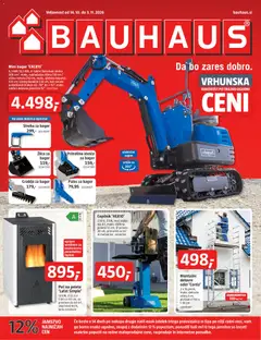 Bauhaus katalog akcije – veljaven od 14.10.2026
