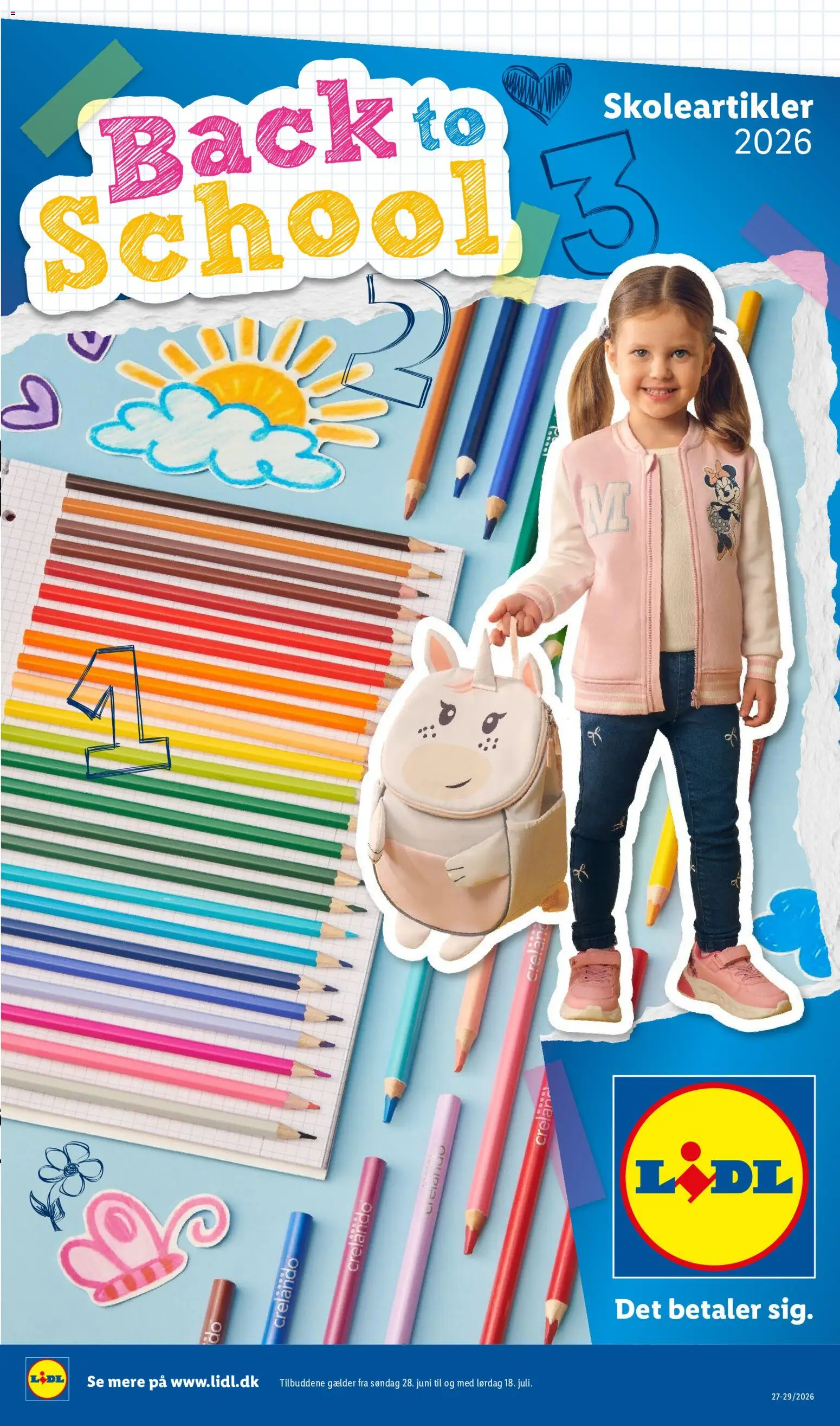 Lidl - Tilbudsavis Back to school (28/06 cover