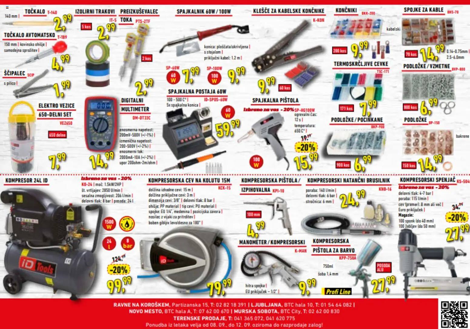 Novi Inter Diskont katalog ponudbe – veljaven od 08.09.2026 | Stran: 1 | Izdelki: Kabel, Kos, Brusilnik