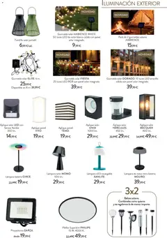 Vista previa Hipercor Prepárate para el buen tiempo válido desde el 04.05.2026 | Página: 13 | Productos: Té, Galette de chaise, Mesa, Lámpara