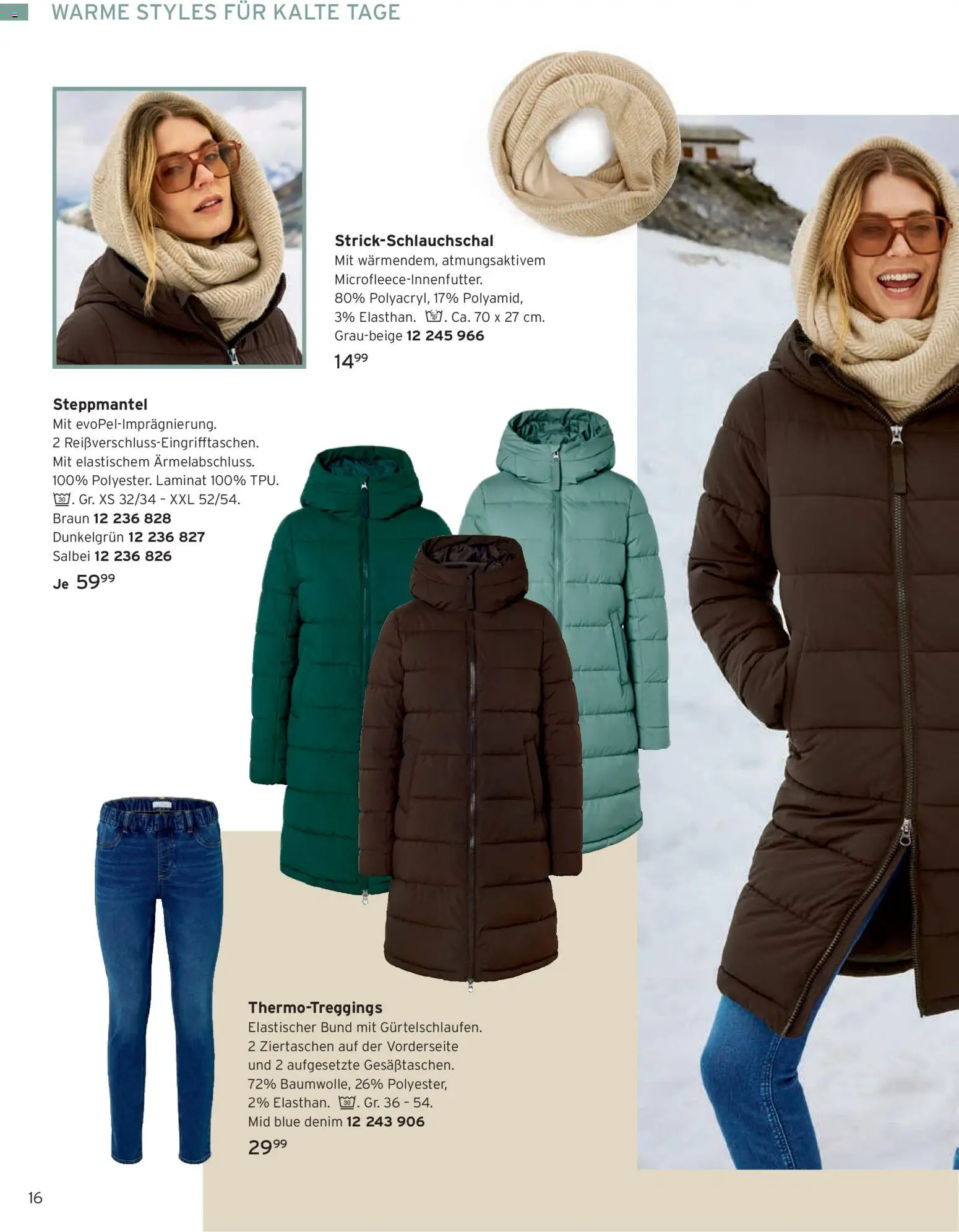 Angebote Tchibo – gültig ab 01.11.2026 | Seite: 16 | Produkte: Steppmantel