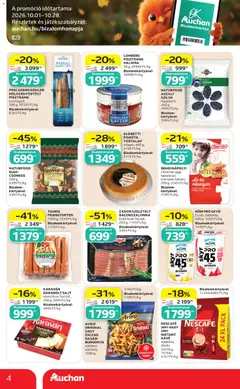 Auchan akciós újság - amely érvényes a következő dátumtól: 2026.10.08. | Oldal: 4