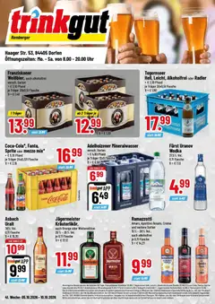 Trinkgut - trinkgut: Wochenangebote ab 05.10.2026 gültig