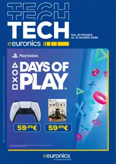 Anteprima del volantino Euronics volantino Sony valido a partire dal 27.05.2026