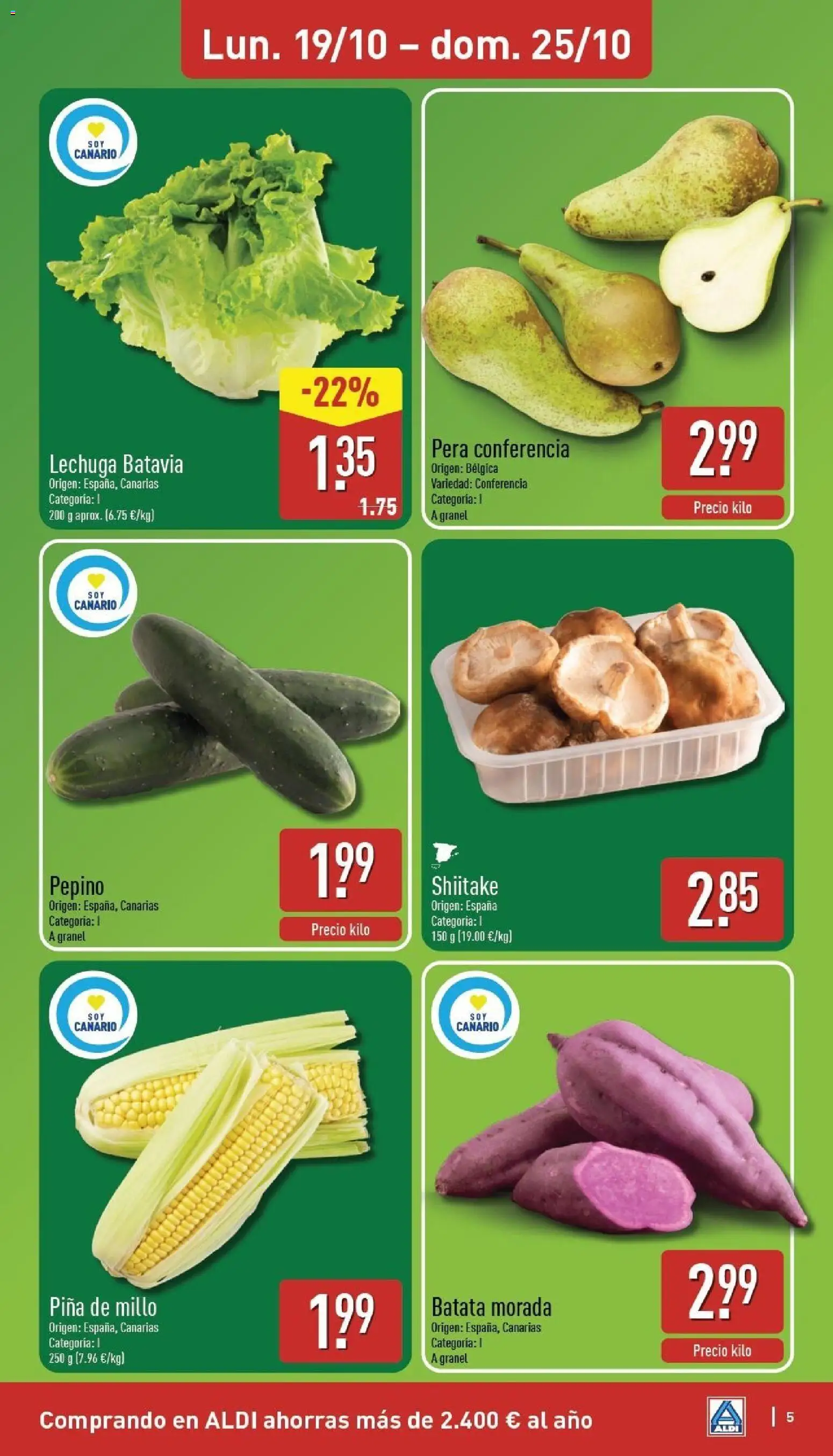 Aldi folleto Canarias │ válido desde el 19/10/2026 | Página: 5
