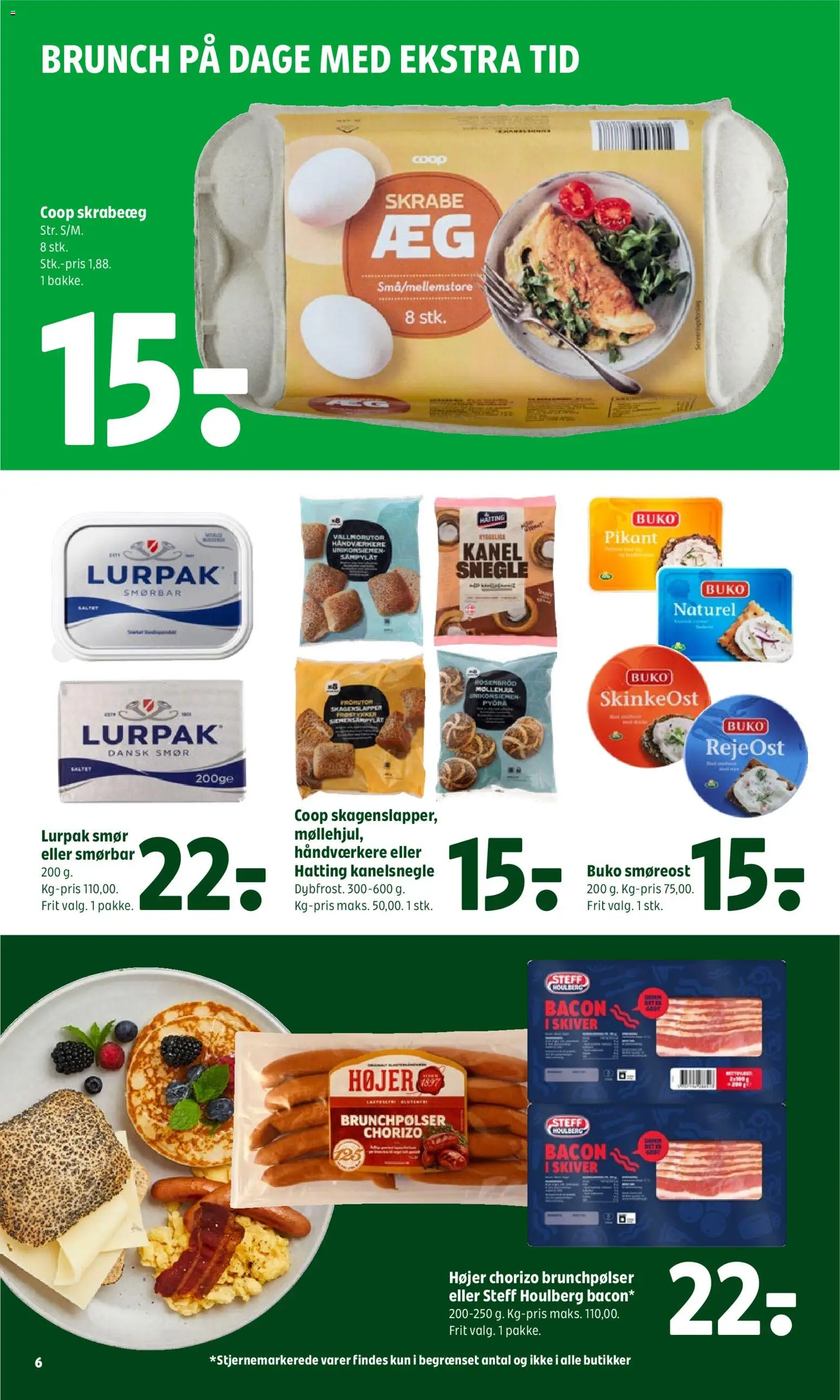 Coop 365 tilbudsavis – gyldig fra 16/07/2026 | Side: 8 | Produkter: Smør, Kanel, Smøreost, Bacon