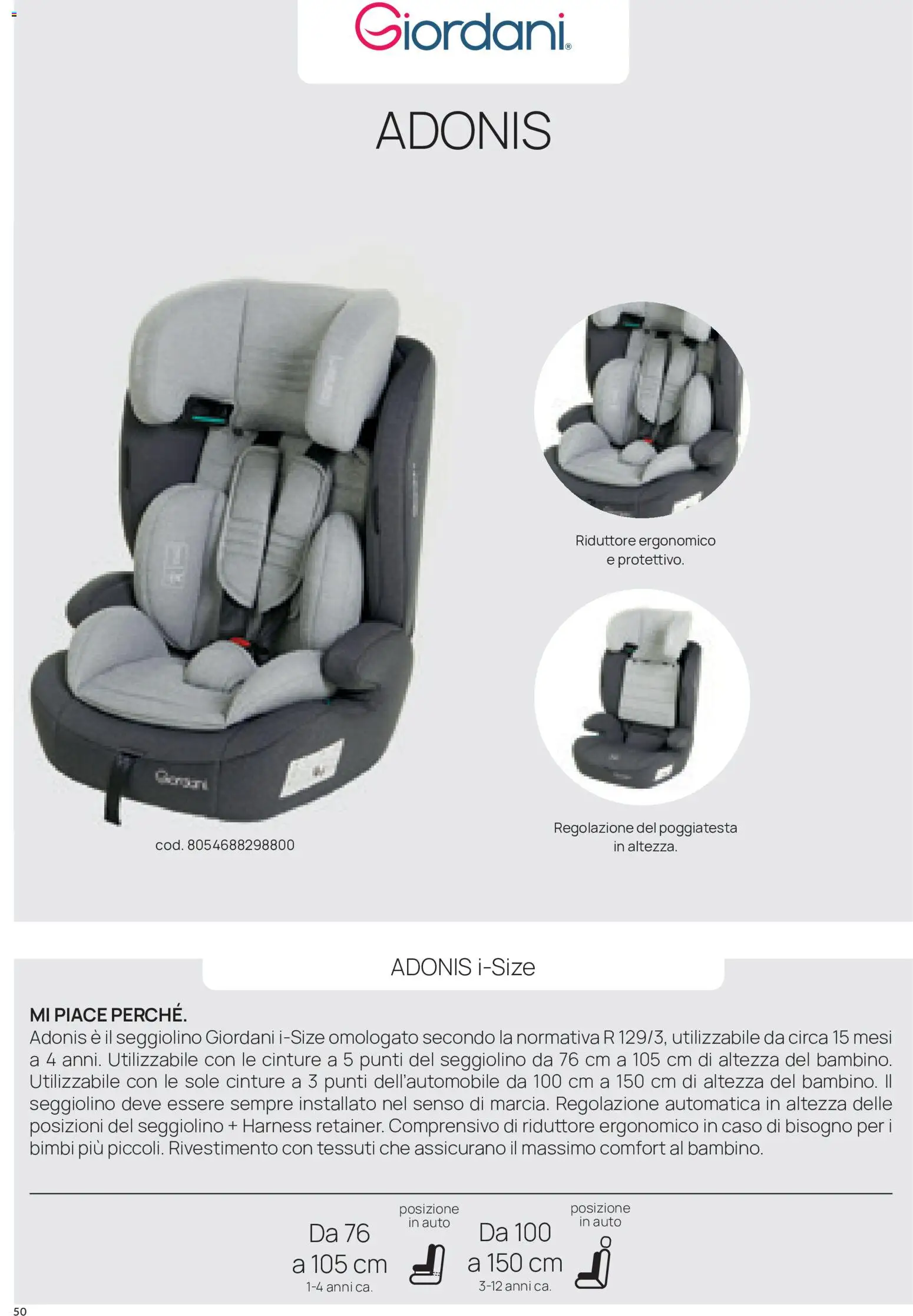 Volantino Prenatal del 16/09/2026 | Pagina: 50 | Prodotti: Seggiolino