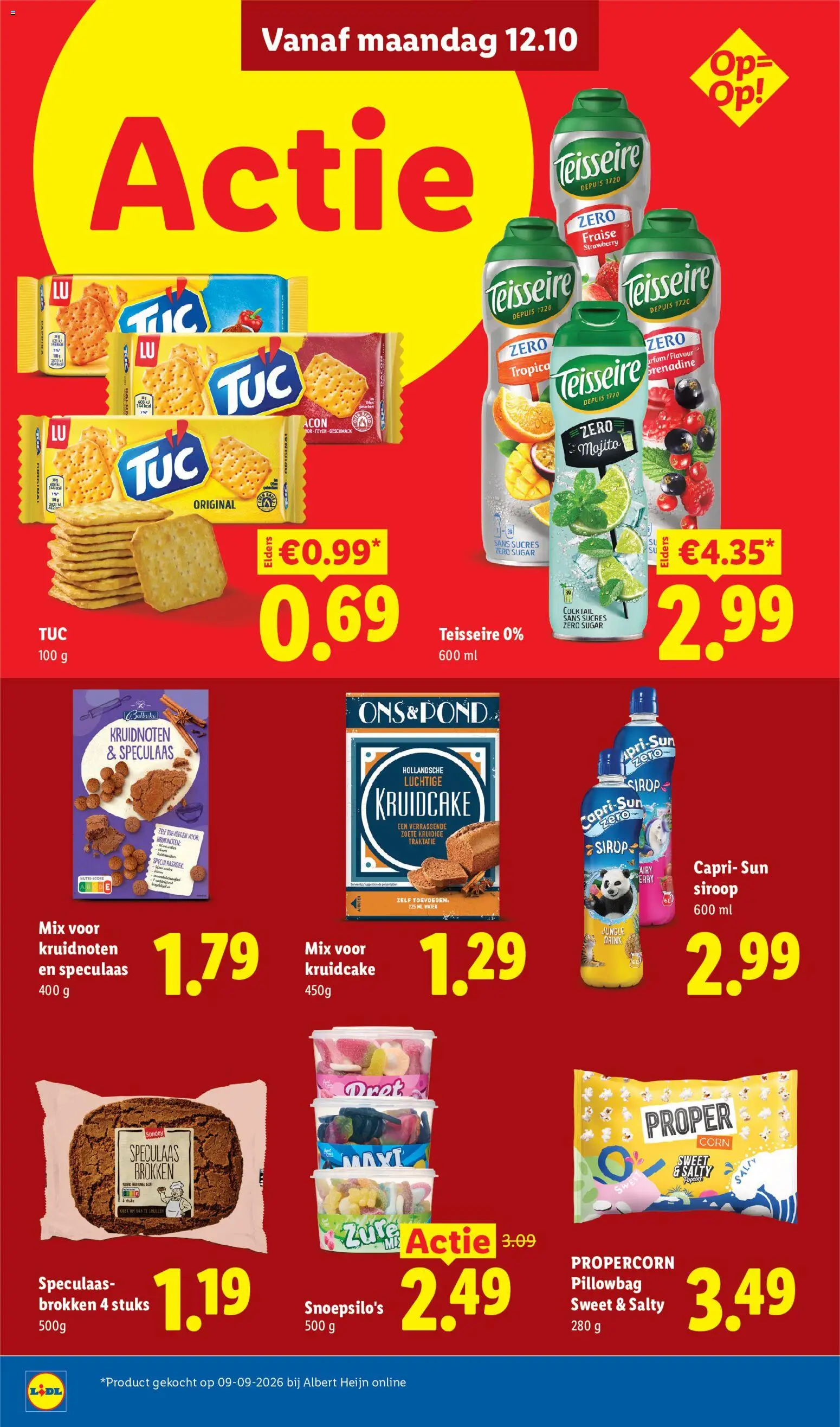 {H1} | Pagina: 14 | Producten: Capri-Sun, Popcorn, Siroop, Water