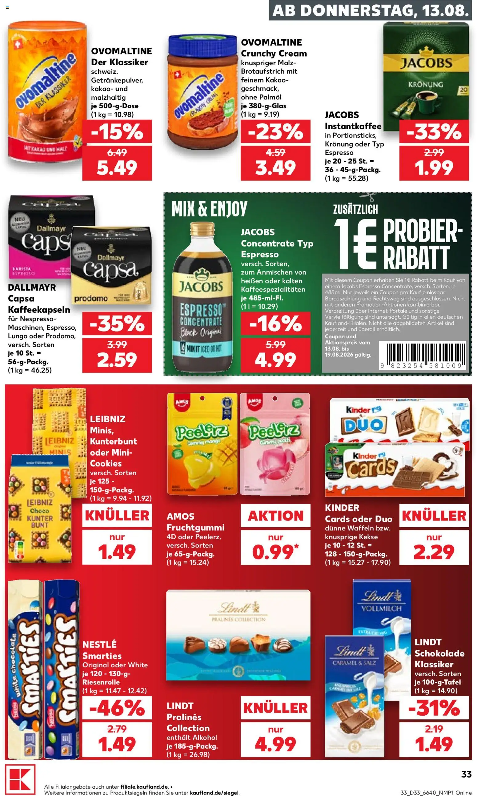Kaufland Prospekt – gültig ab 13.08.2026 | Seite: 33