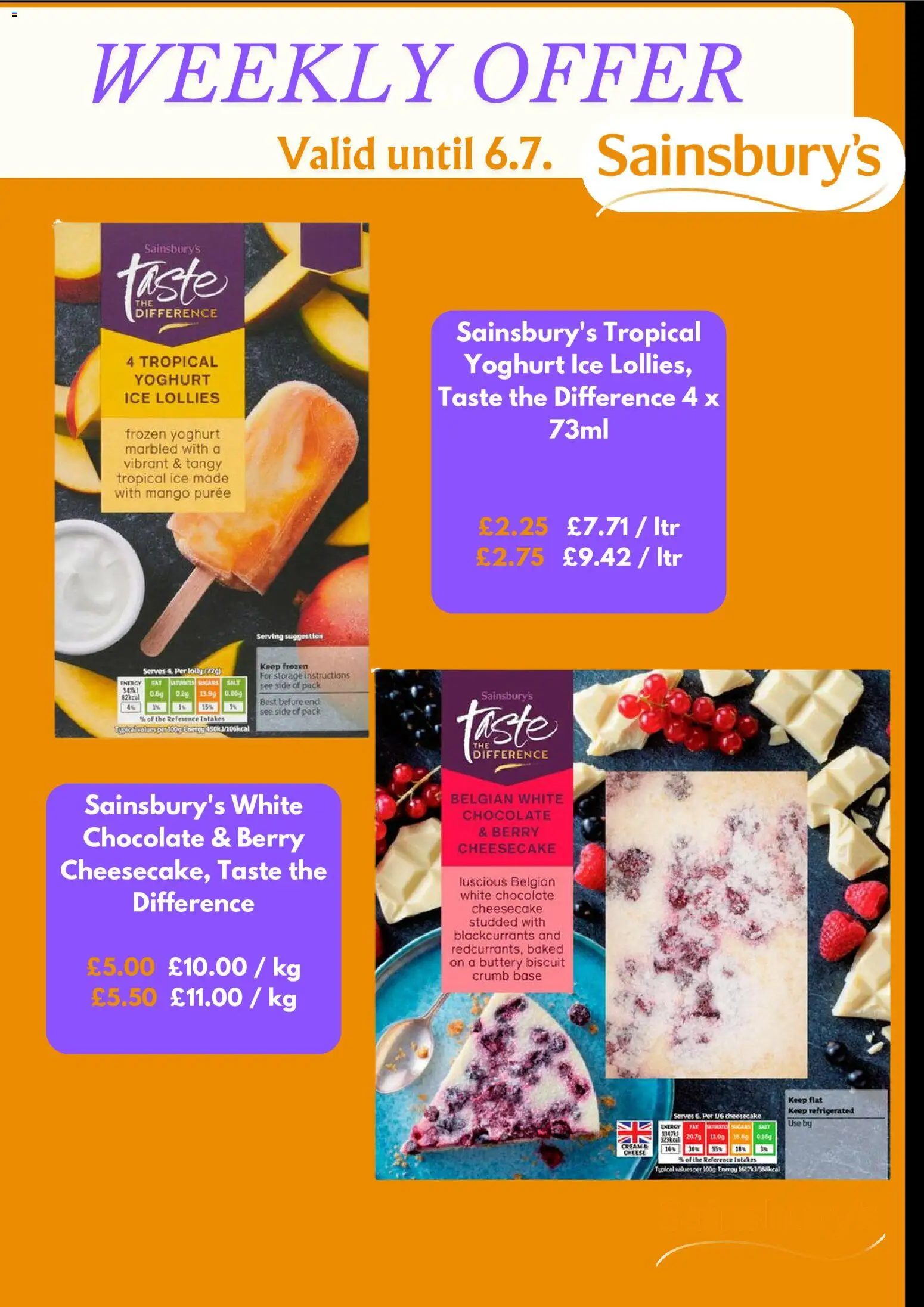 {H1} | Page: 3 | Products: Yoghurt, Cheesecake, Luges, Mango