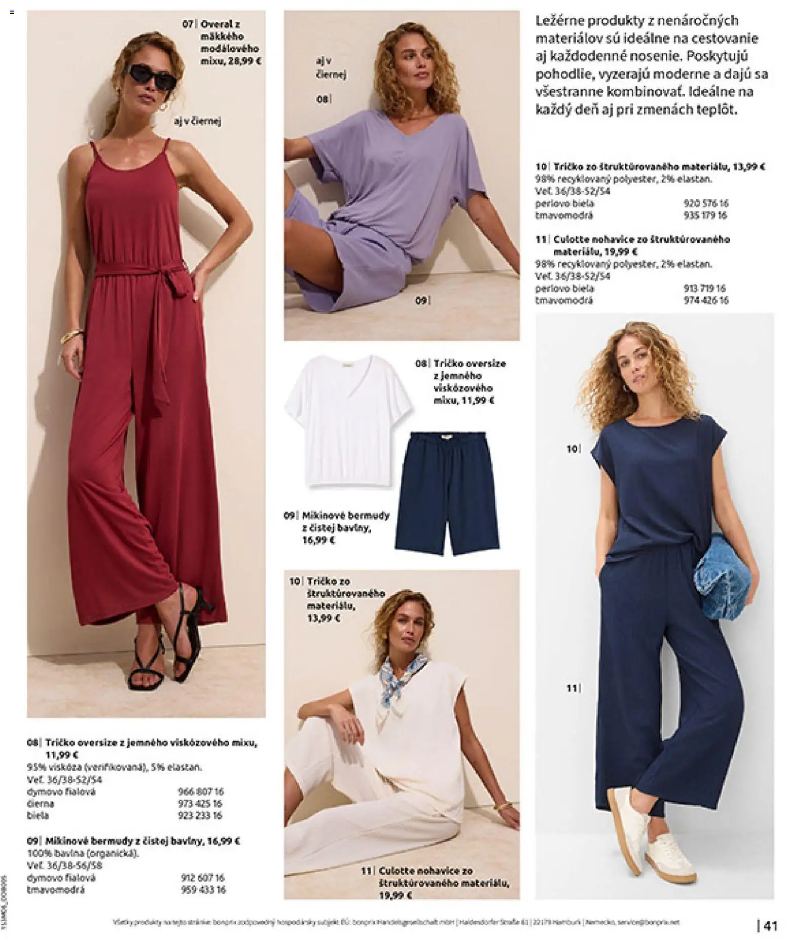Nové Bonprix akcie – leták je platný od 15.06.2026 | Strana: 43 | Produkty: Tričko, Nohavice, Overal