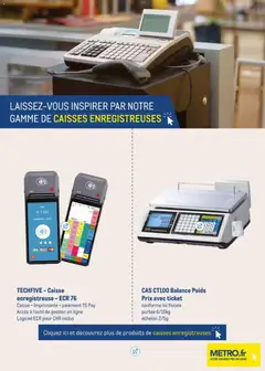 METRO - Prévisualisation de METRO - Tout pour votre Bureau valide à partir de 24/06/2026 | Page: 5 | Produits: Imprimante, Poids