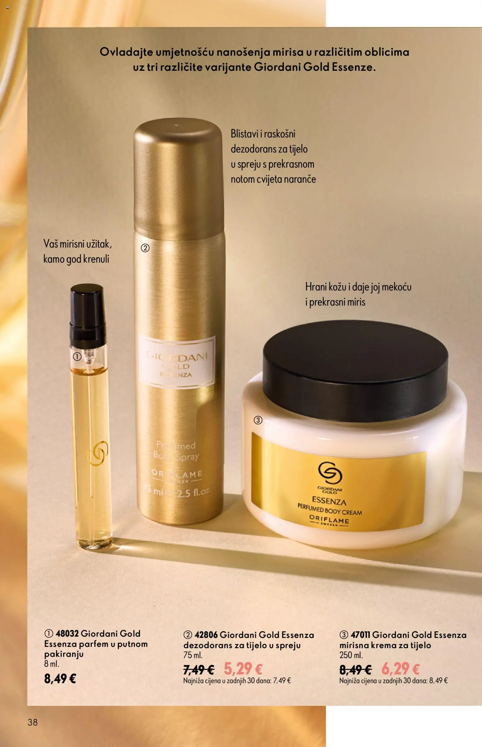 Oriflame katalog | vrijedi od 26.08.2026 | Stranica: 38 | Proizvodi: Parfem, Miris, Naranče, Krema