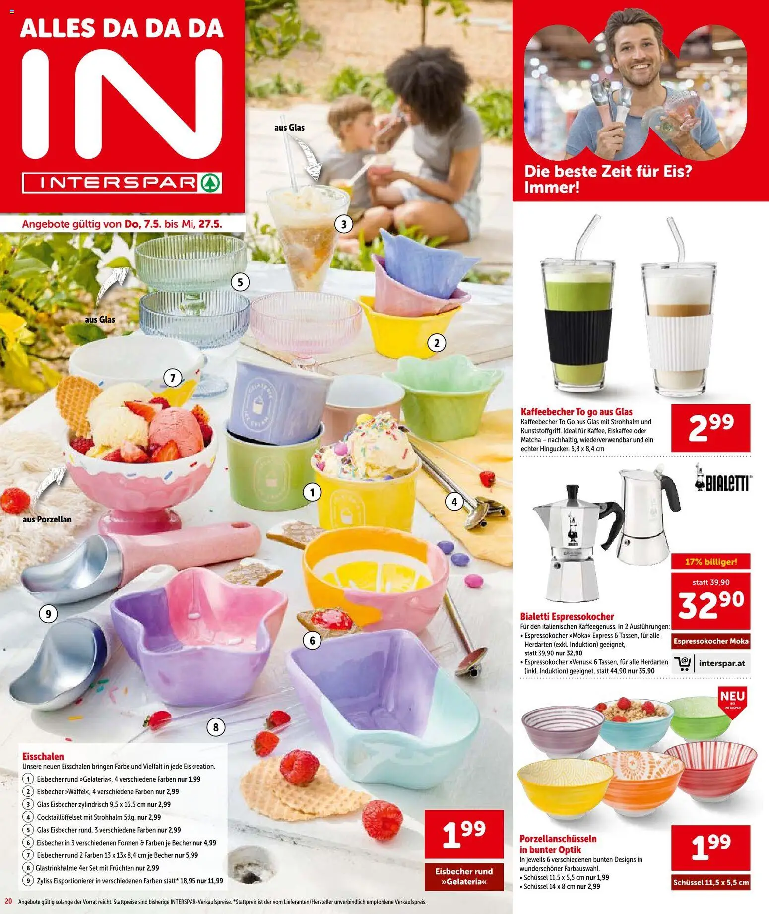 Interspar Flugblatt - Kärnten gültig ab 07.05.2026 | Seite: 21 | Produkte: Eis