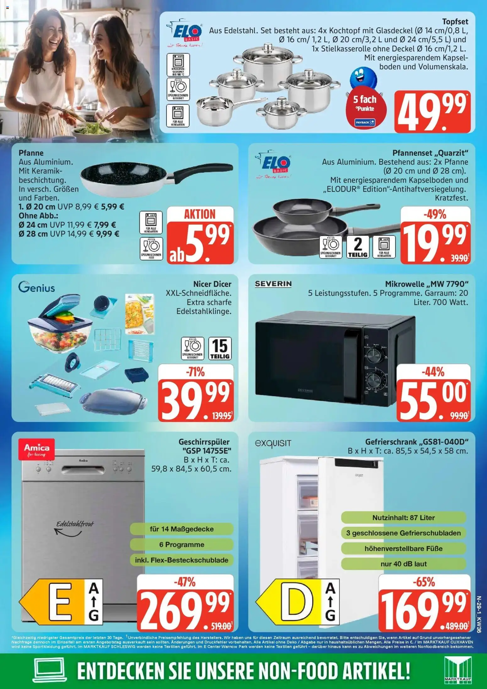 Marktkauf Prospekt Buxtehude (ab 31.08.2026) » Angebote online | Seite: 29 | Produkte: Gefrierschrank, Mikrowelle, Geschirrspüler, Backofen