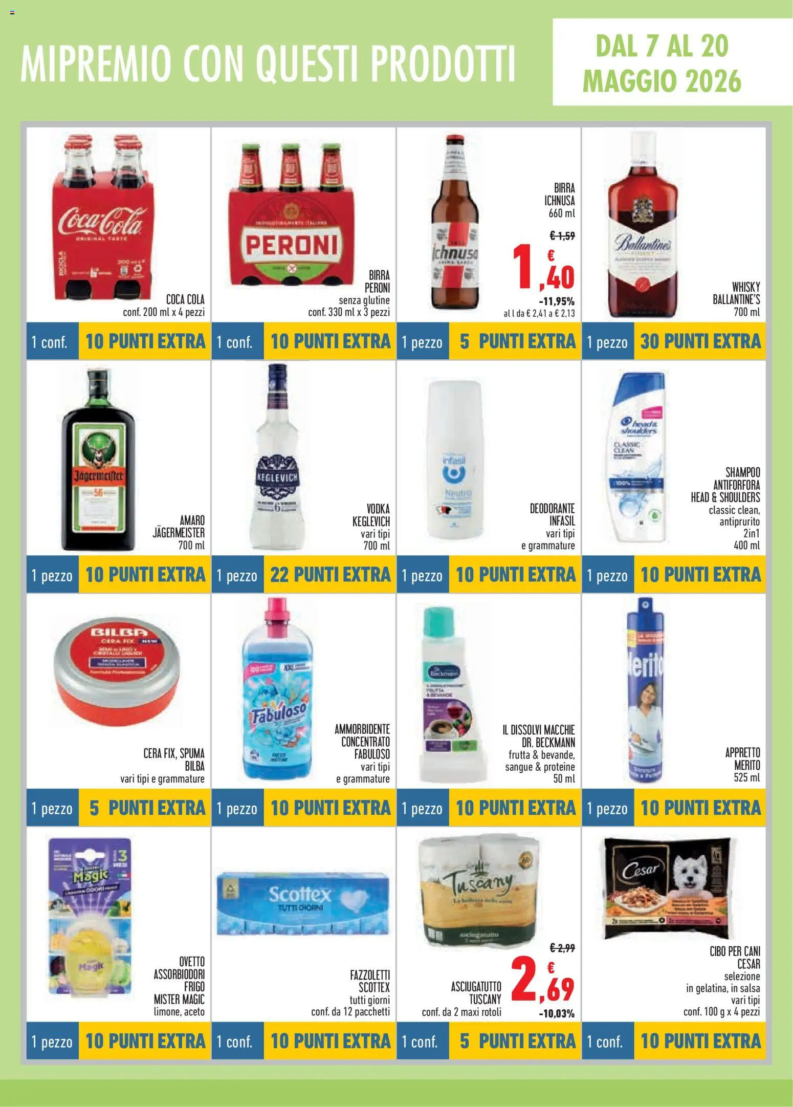 Volantino Conad del 23.04.2026 | Pagina: 11 | Prodotti: Shampoo, Birra, Whisky, Aceto