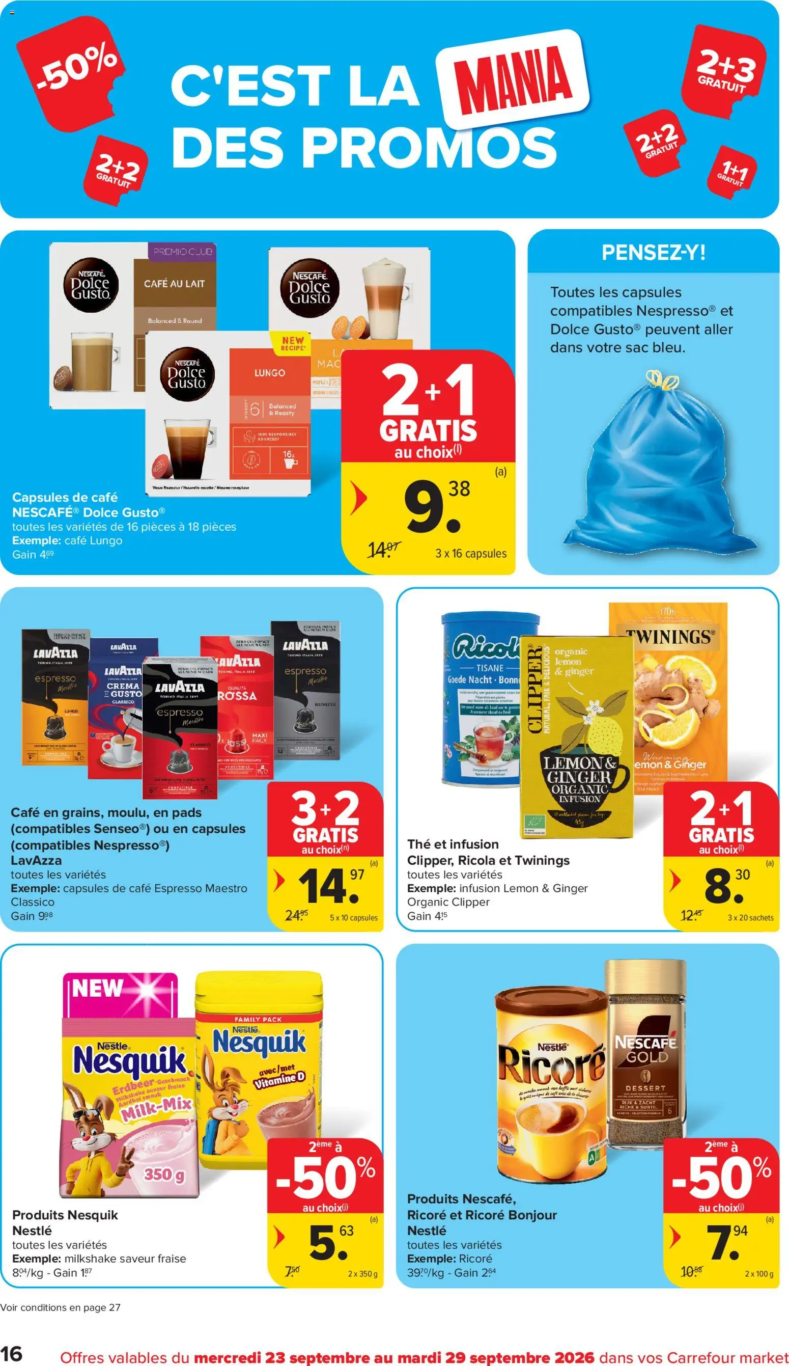 {H1} | Pagina: 16 | Producten: Lavazza, La, Vitamine D, Nescafe