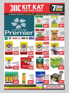 KIT KAT Cash & Carry specials catalogue – valid from 24/09/2026 | Page: 4 | Products: Beans, Baked beans, Chocolate, Baking powder