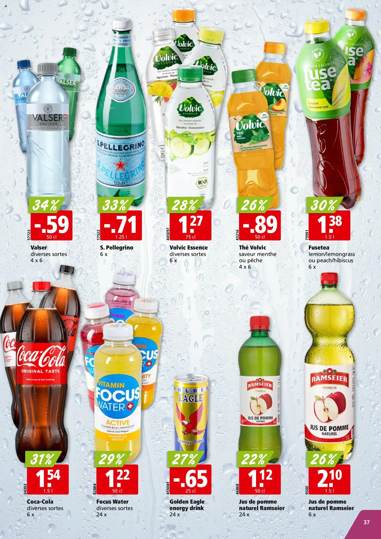 Aligro aktionen Chavannes, Matran, Genève, Sion – gültig ab 20.04.2026 | Seite: 37 | Produkte: Mineralwasser, Mango