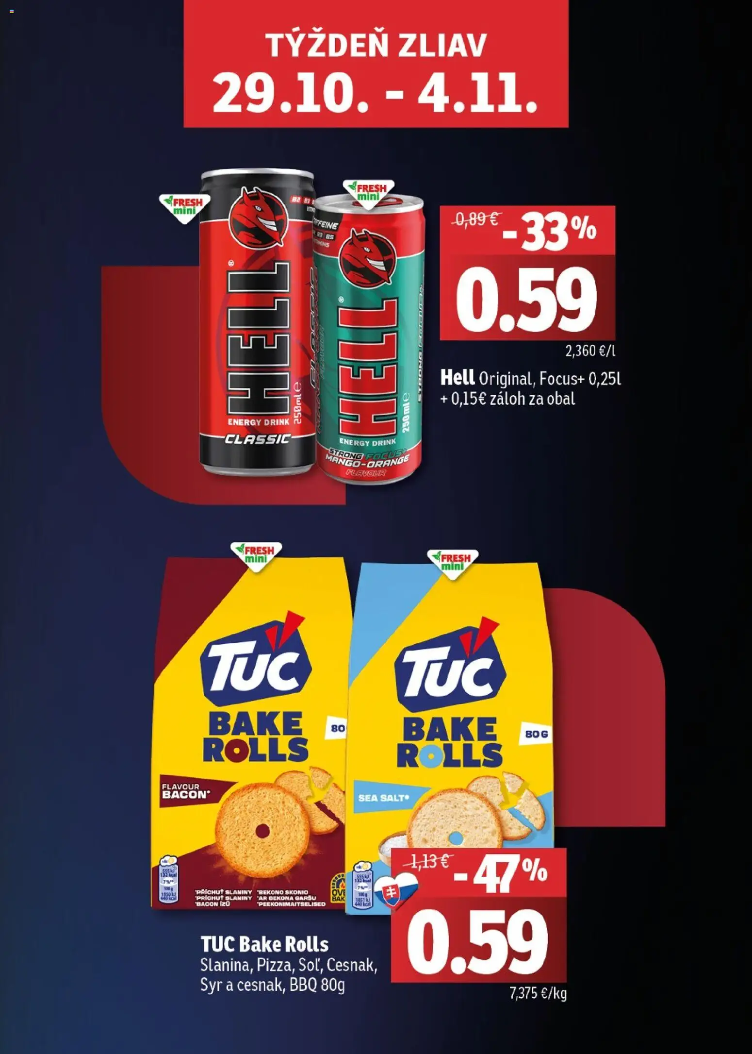 Nové Fresh akcie – leták je platný od 22.10.2026 | Strana: 3 | Produkty: Syr