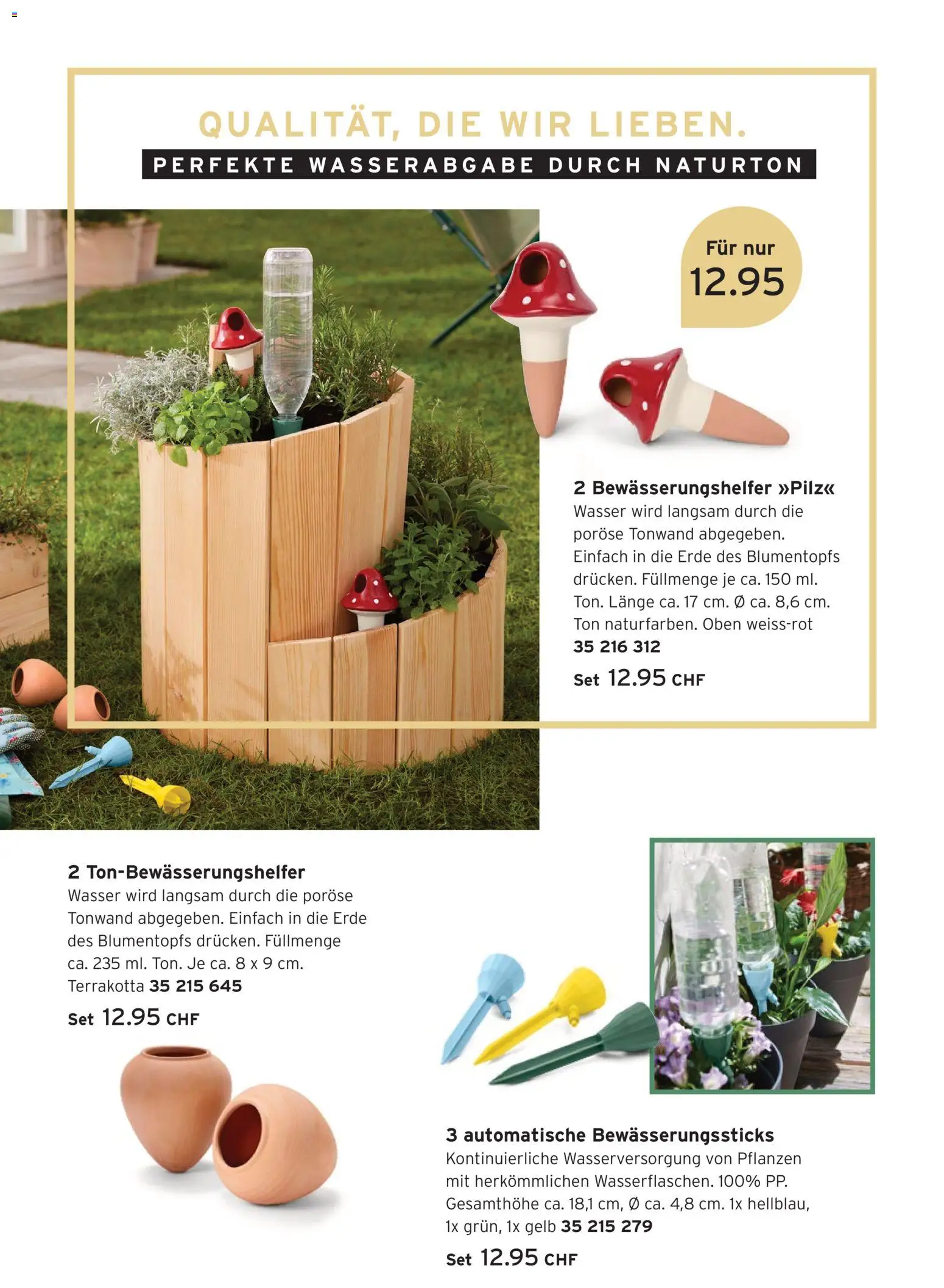 Tchibo aktionen Glück wächst im Grünen – gültig ab 07.04.2026 | Seite: 16 | Produkte: Wasser