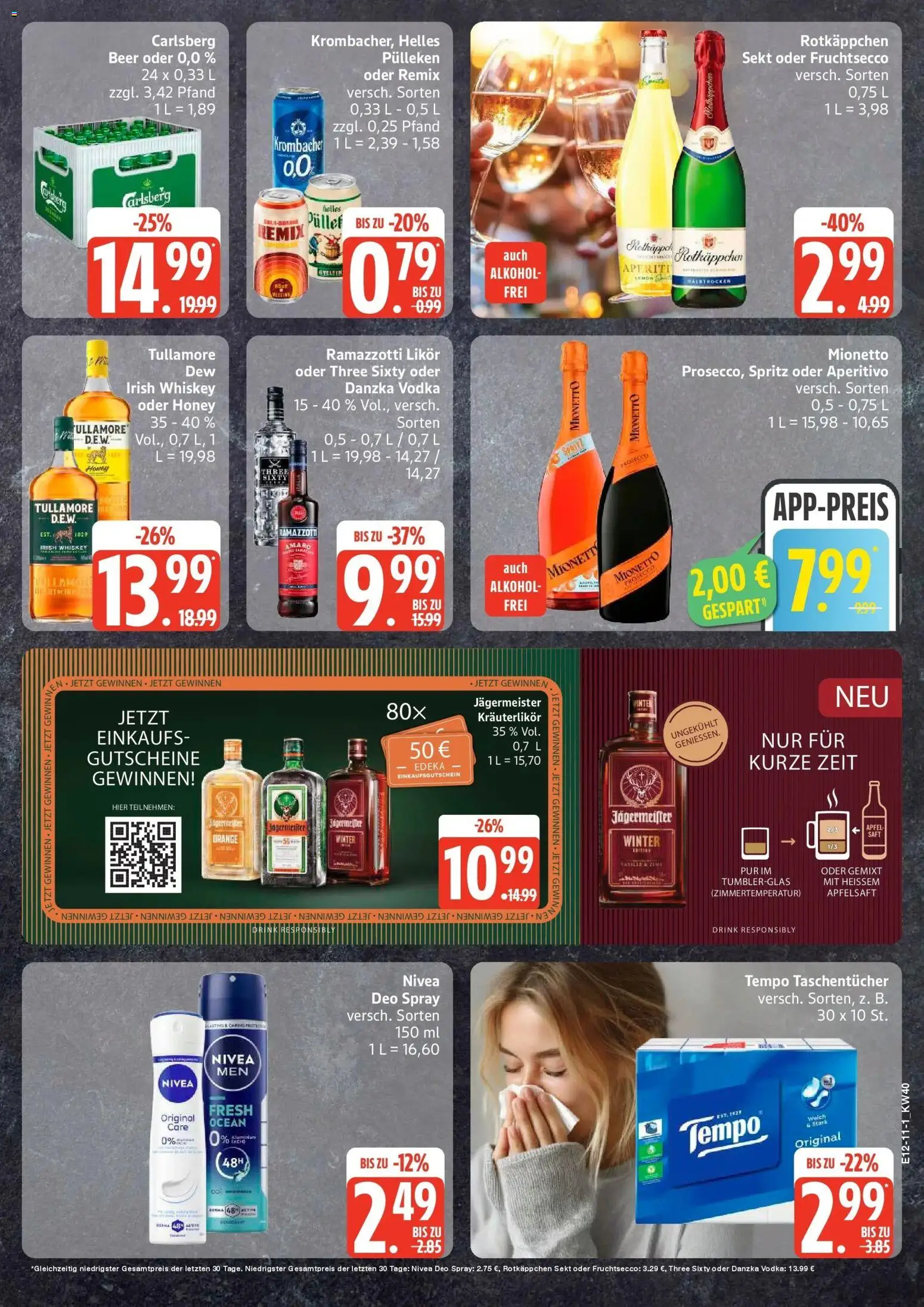 Edeka Prospekt Sterup (ab 28.09.2026) » Angebote Online | Seite: 11 | Produkte: Carlsberg, Sekt, Likör, Rotkäppchen