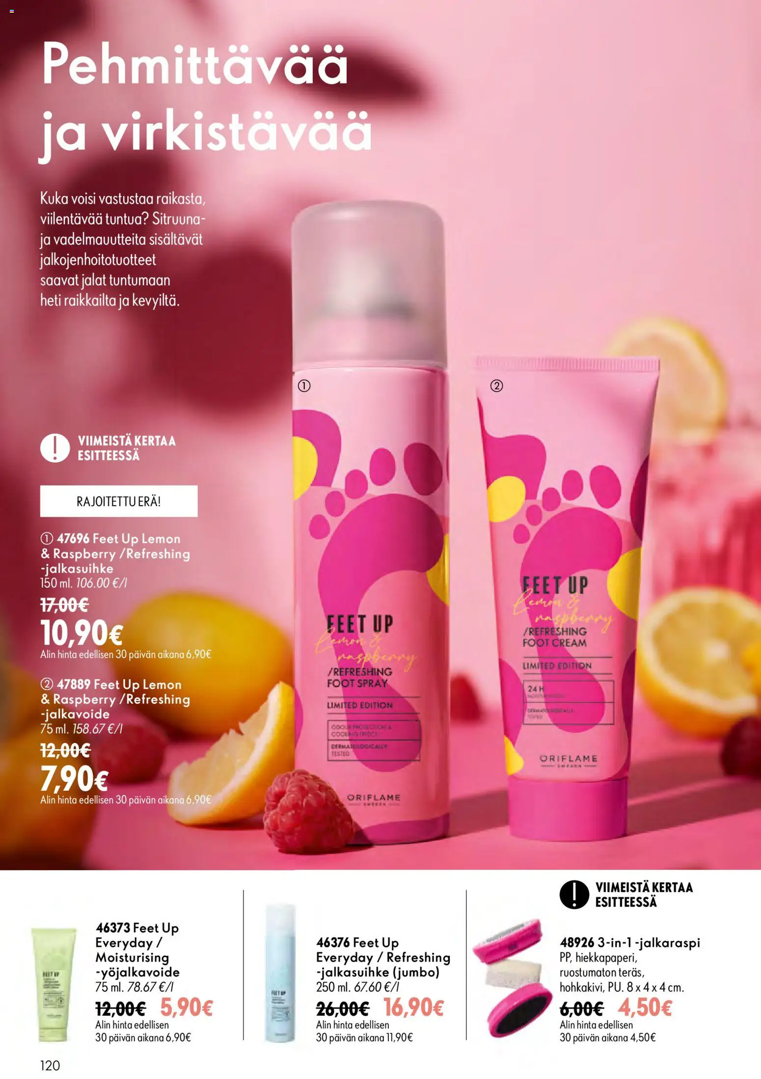 Oriflame tarjoukset – voimassa 16/09/2026 alkaen | Sivu: 120 | Tuotteet: Jalkavoide