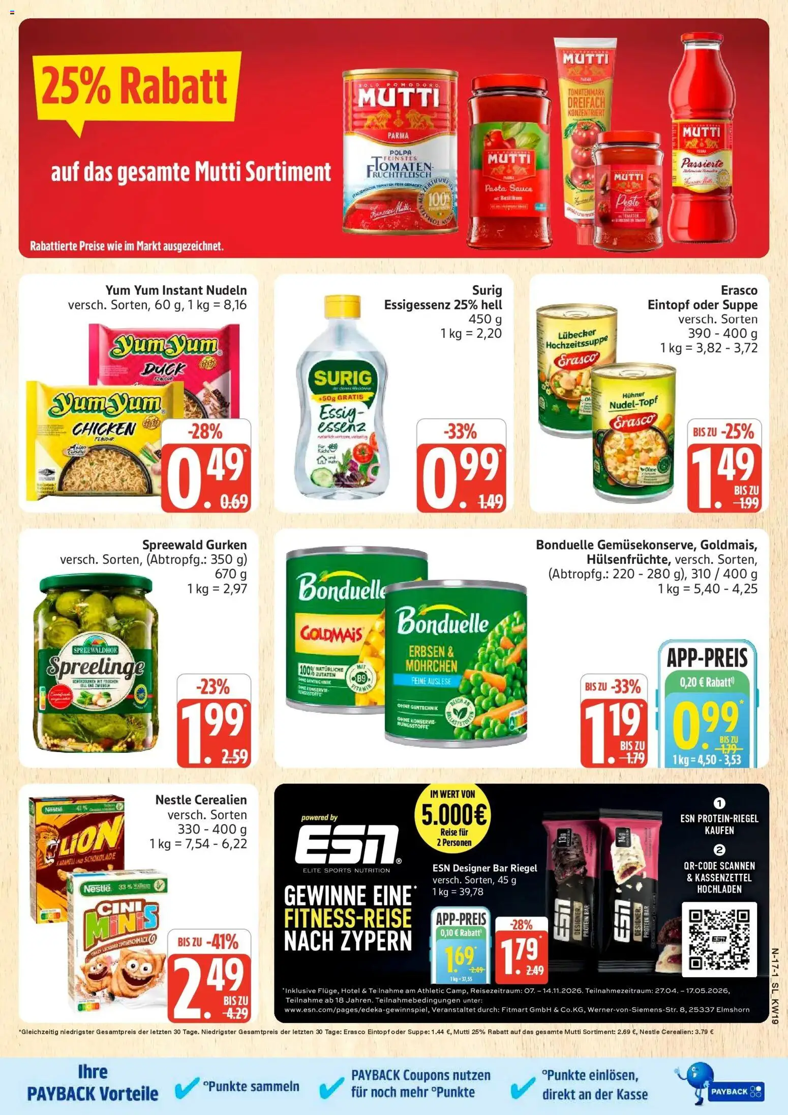Marktkauf Prospekt Schleswig	 – gültig ab 04.05.2026 | Seite: 20 | Produkte: Schokolade, Essig, Pasta, Nudeln