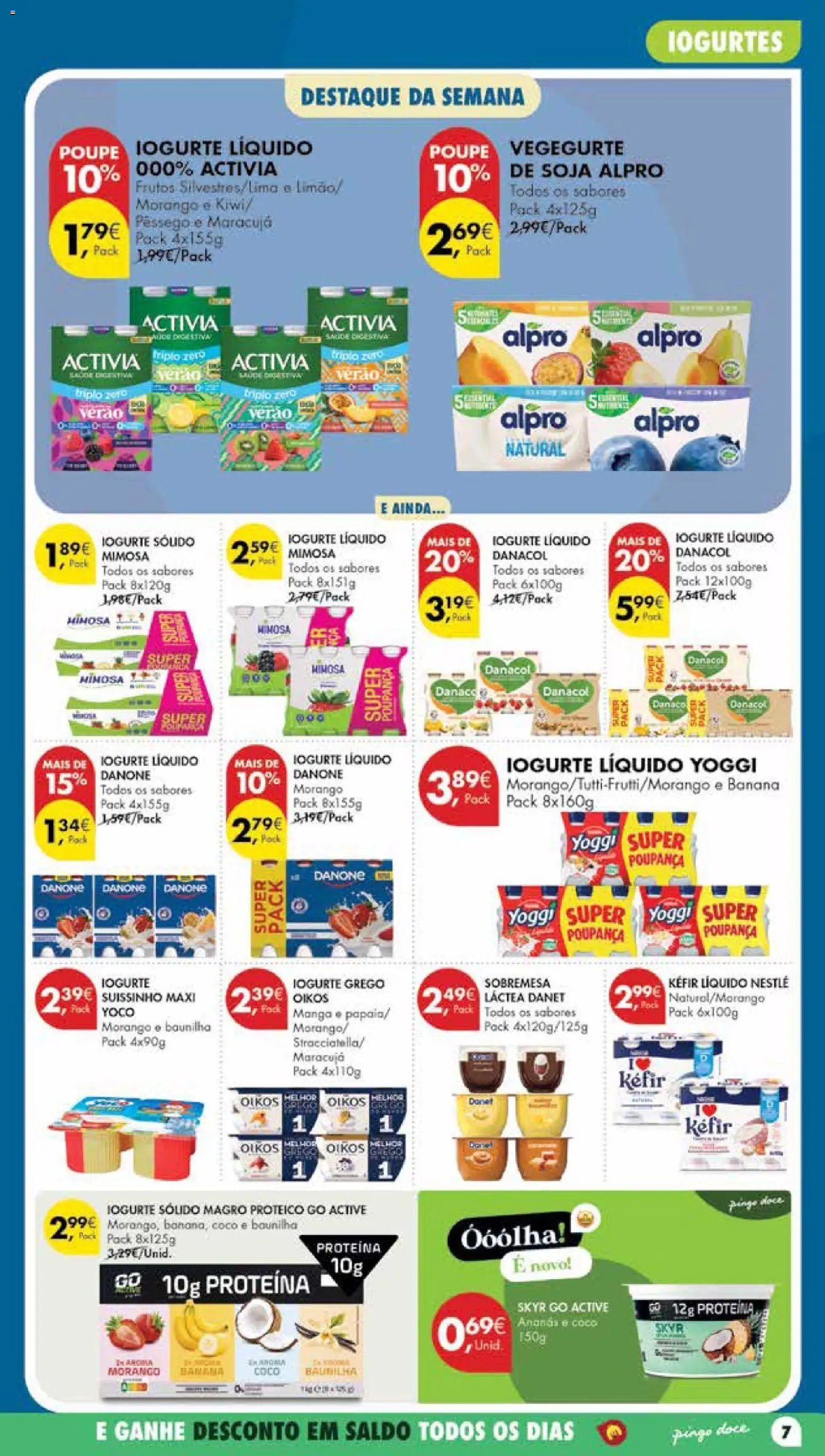 Pingo Doce Poupe Esta Semana Madeira │ válido de 07/07/2026 | Página: 7 | Produtos: Banana, Iogurtes, Iogurte, Nestlé