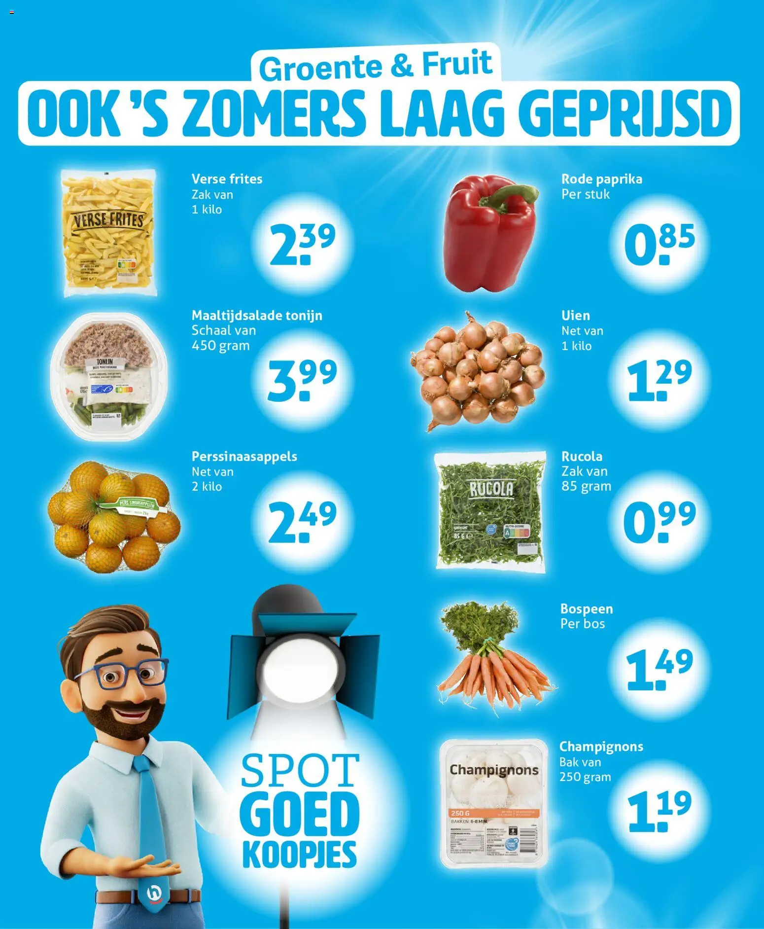 {H1} | Pagina: 10 | Producten: Rucola, Schaal, Zak, Fruit