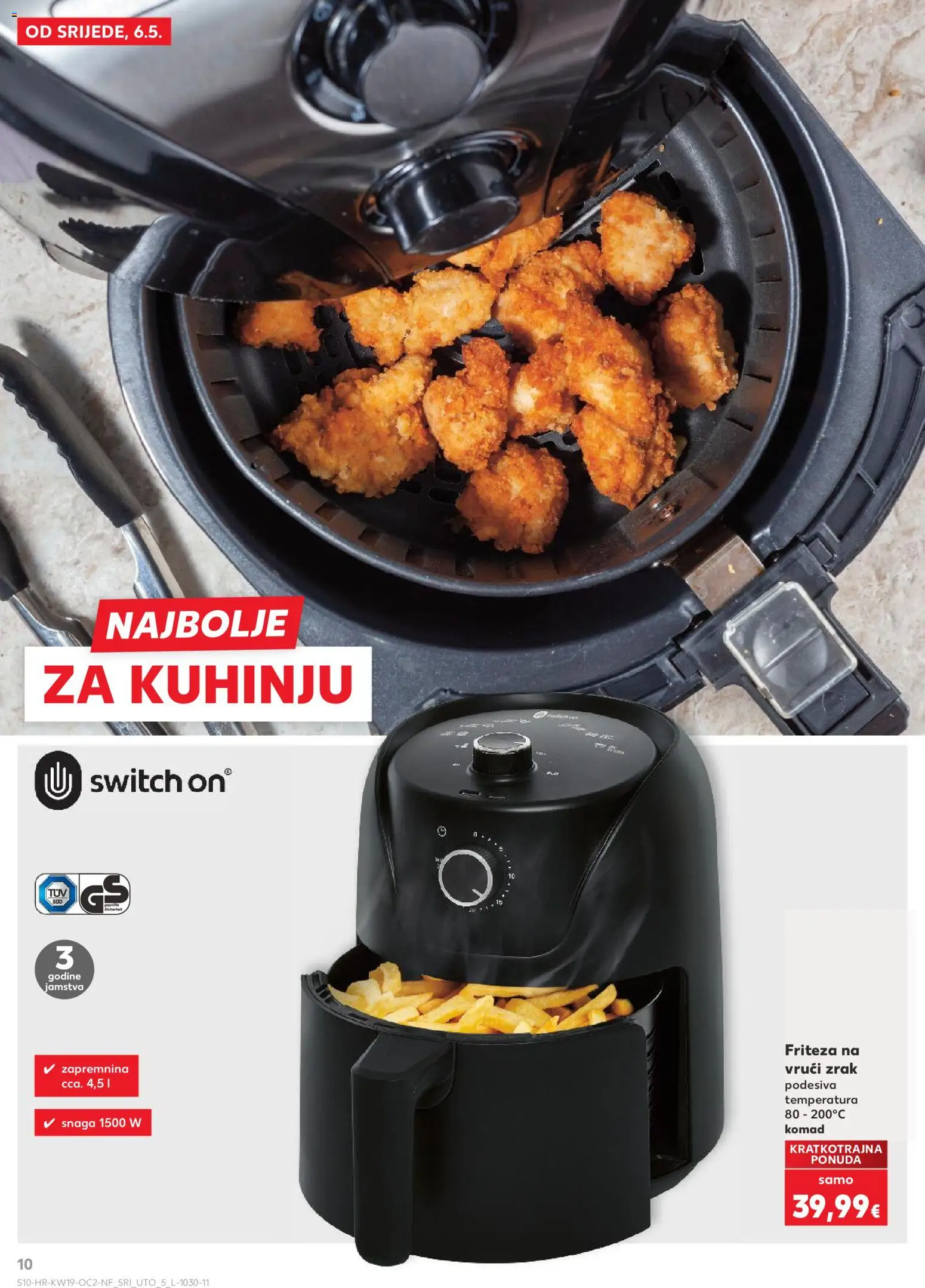 Kaufland katalog | vrijedi od 06.05.2026 | Stranica: 10 | Proizvodi: Friteza, Friteza na vrući zrak